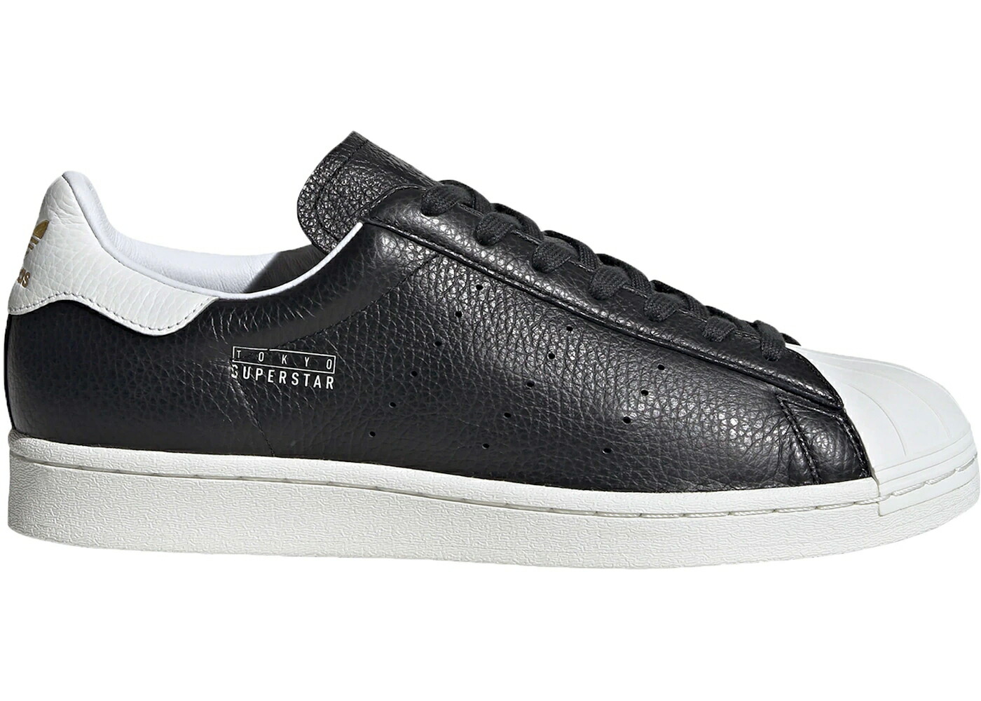 アディダス スーパースター ピュア コア 黒色 ブラック 白色 ホワイト カーボン スニーカー メンズ ADIDAS SUPERSTAR PURE TOKYO / CORE BLACK CLOUD WHITE CARBON