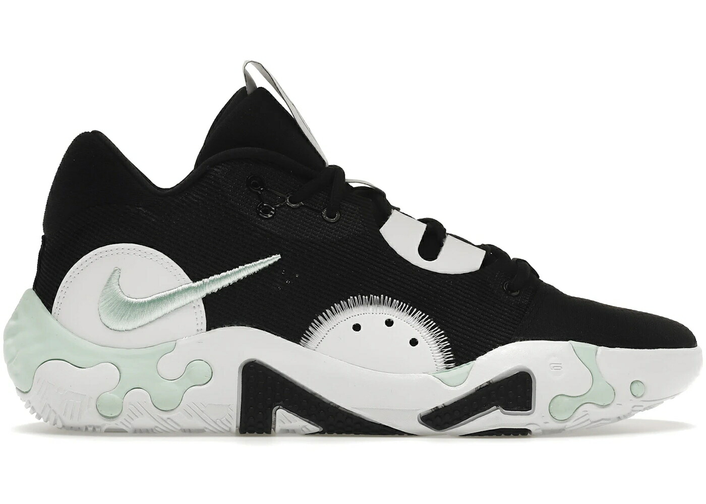 ナイキ 黒色 ブラック 白色 ホワイト スニーカー メンズ NIKE PG 6 BLACK MINT / BLACK MINT FOAM WHITE