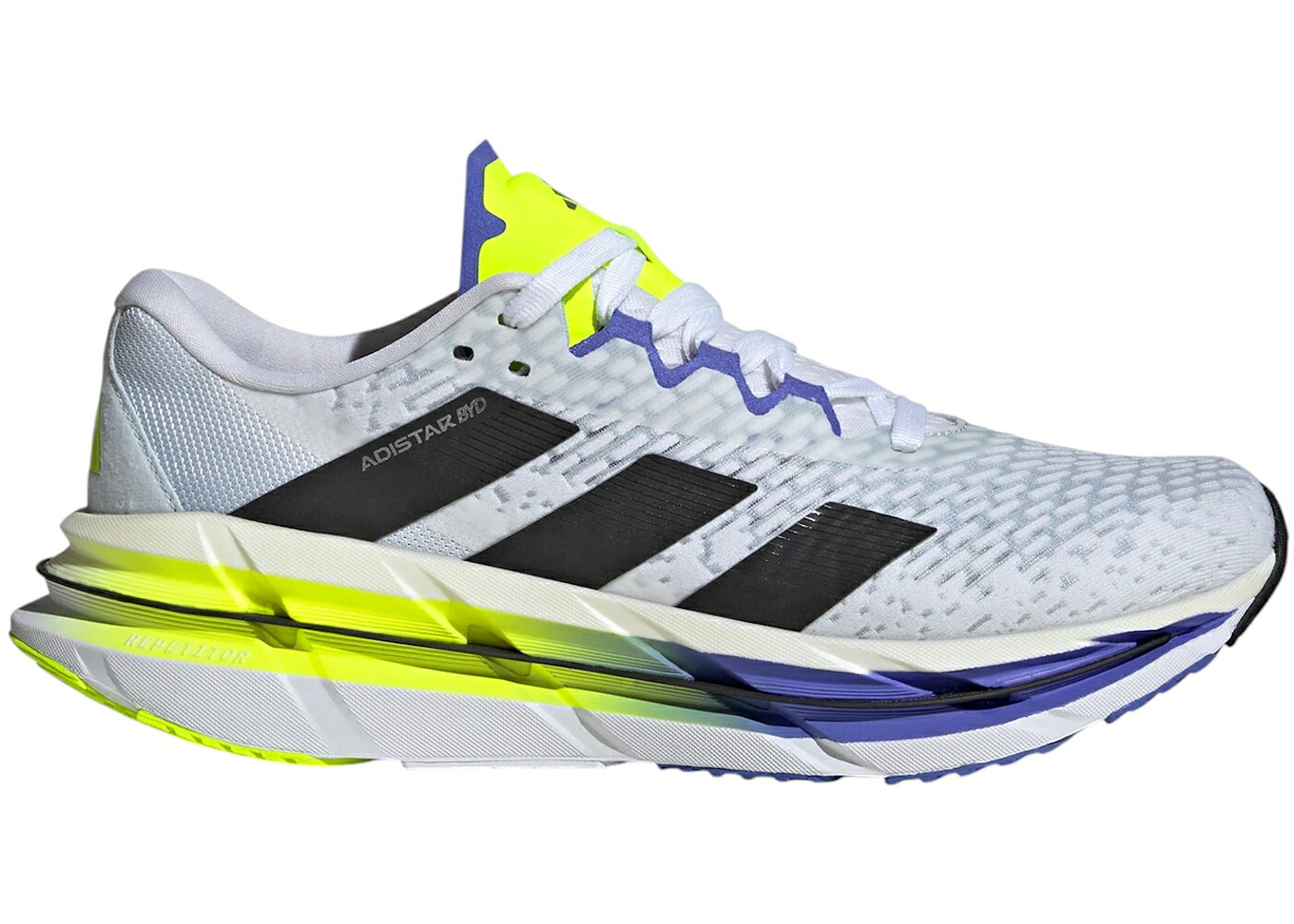 アディダス 白いこと 白いこと 中核グループ 黒いこと 黒いこと スニーカー メンズ ADIDAS ADISTAR BYD CLOUD WHITE CORE BLACK LUCID LEMON / CLOUD WHITE CORE BLACK LUCID