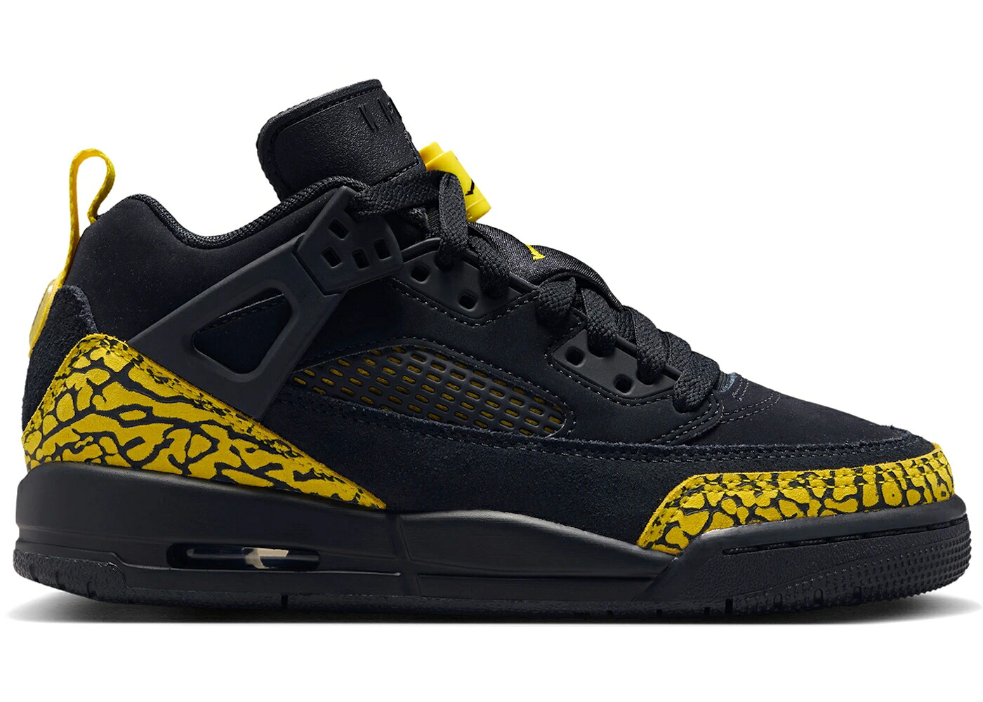 ナイキ ジョーダン サンダー 黒いこと 黒いこと 素早さ 黄味がかった 黄色 御坊っちゃん キッズ JORDAN SPIZIKE LOW THUNDER (GS) / BLACK SPEED YELLOW SPEED YELLOW もの言う花 マタニティ スニーカー