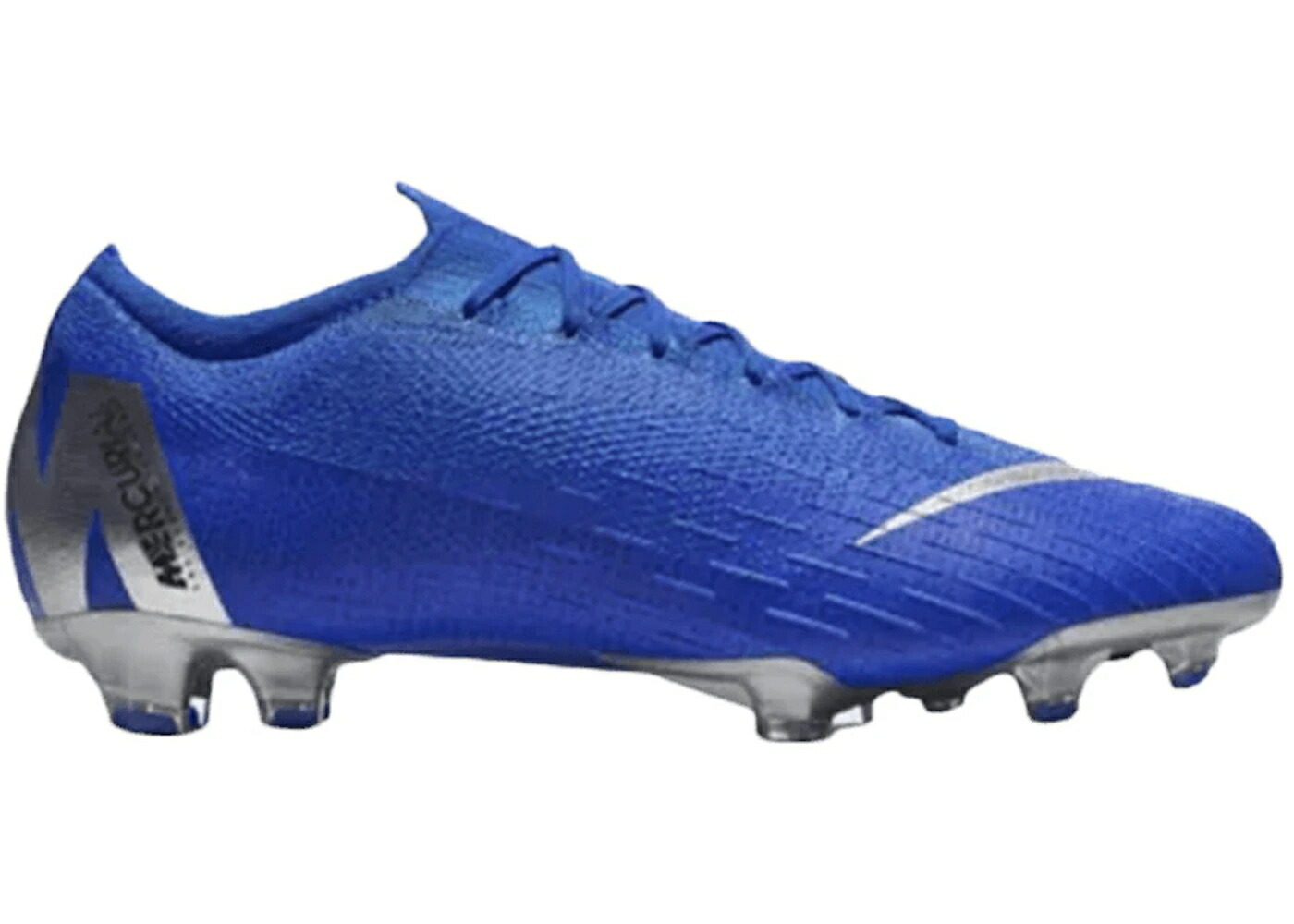 ナイキ エリート 青色 ブルー 黒色 ブラック 銀色 シルバー スニーカー メンズ NIKE VAPOR 12 ELITE FG RACER BLUE / RACER BLUE BLACK METALLIC SILVER