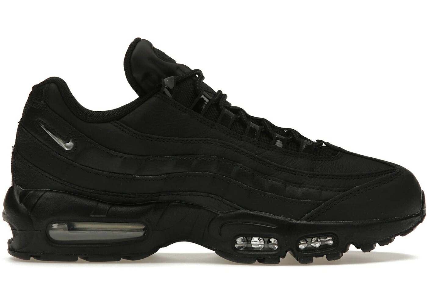 ナイキ マックス 黒いこと 黒いこと しろがね色 しろがね色 大気圏マックス スニーカー メンズ NIKE AIR MAX 95 JEWEL TRIPLE BLACK / BLACK METALLIC SILVER ANTHRACITE