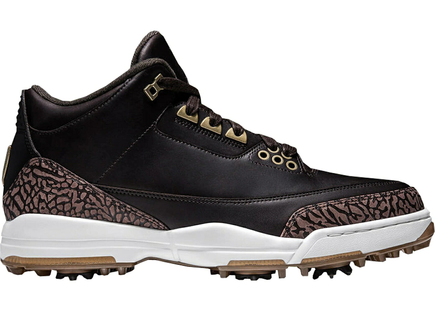ナイキ ジョーダン ゴルフ 赤銅色 赤銅色 スニーカー メンズ JORDAN 3 RETRO GOLF BROWN / BROWN BROWN