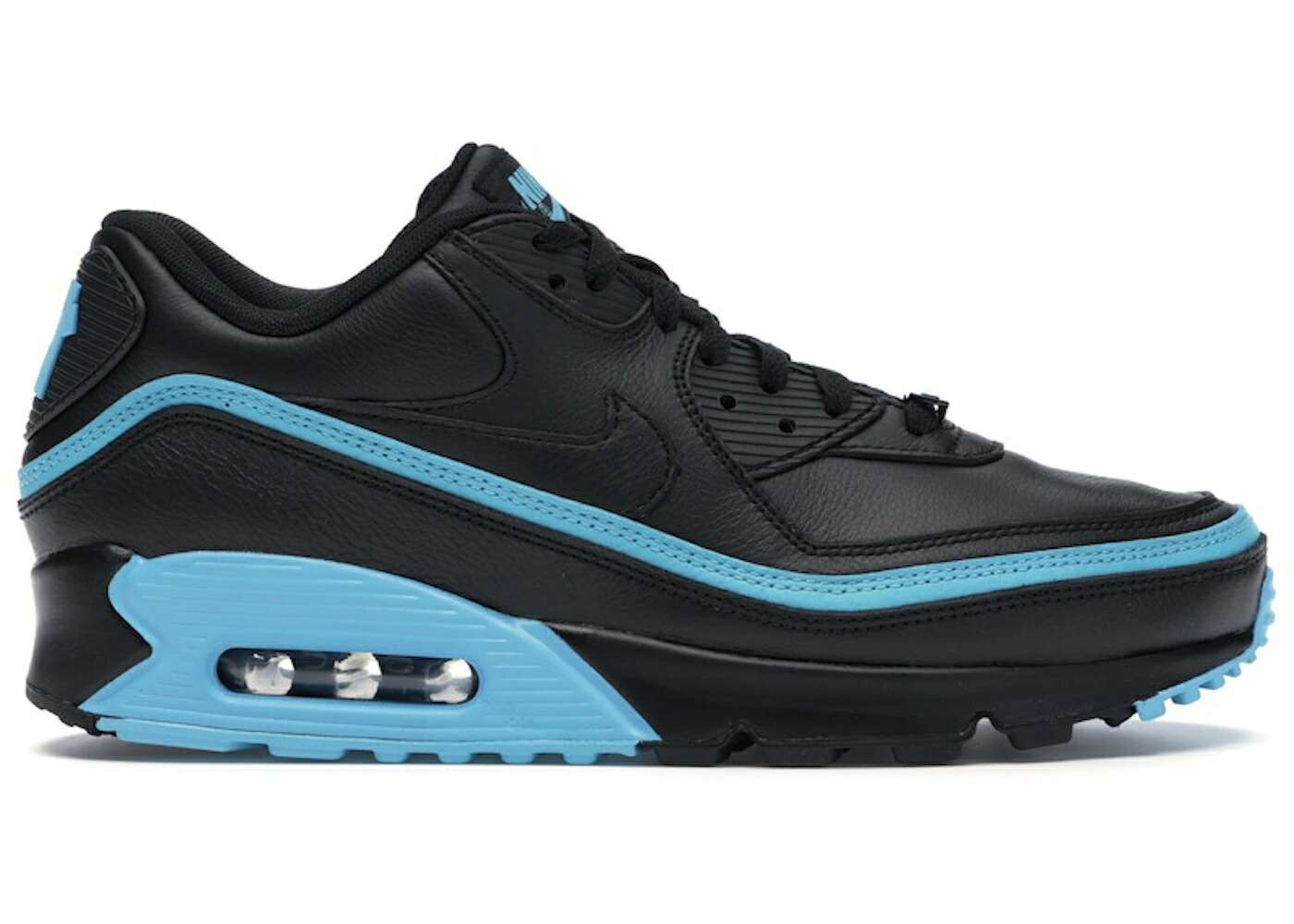ナイキ マックス アンディフィーテッド 黒いこと 黒いこと 青み 青色 大気圏マックス スニーカー メンズ NIKE AIR MAX 90 UNDEFEATED BLACK BLUE FURY / BLACK BLUE FURY