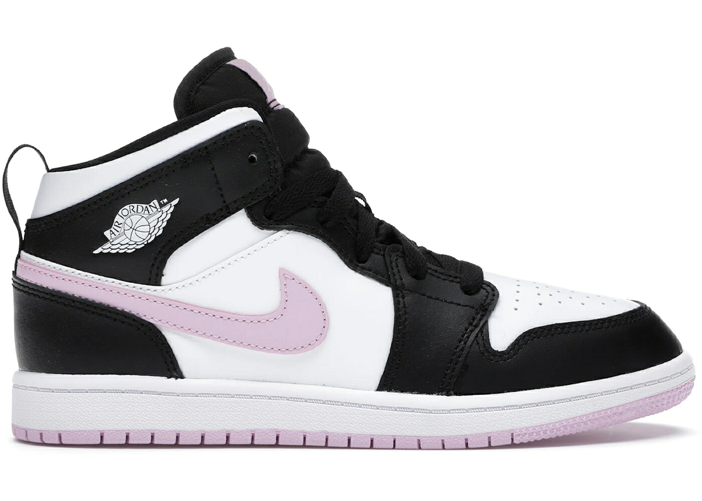 ナイキ ジョーダン ミッド 白いこと 白いこと 黒いこと 黒いこと さくら色 お坊っちゃん キッズ JORDAN 1 MID WHITE BLACK LIGHT ARCTIC PINK (なおなお書き) / WHITE BLACK LIGHT ARCTIC PINK もの言う花 マタニティ スニーカー