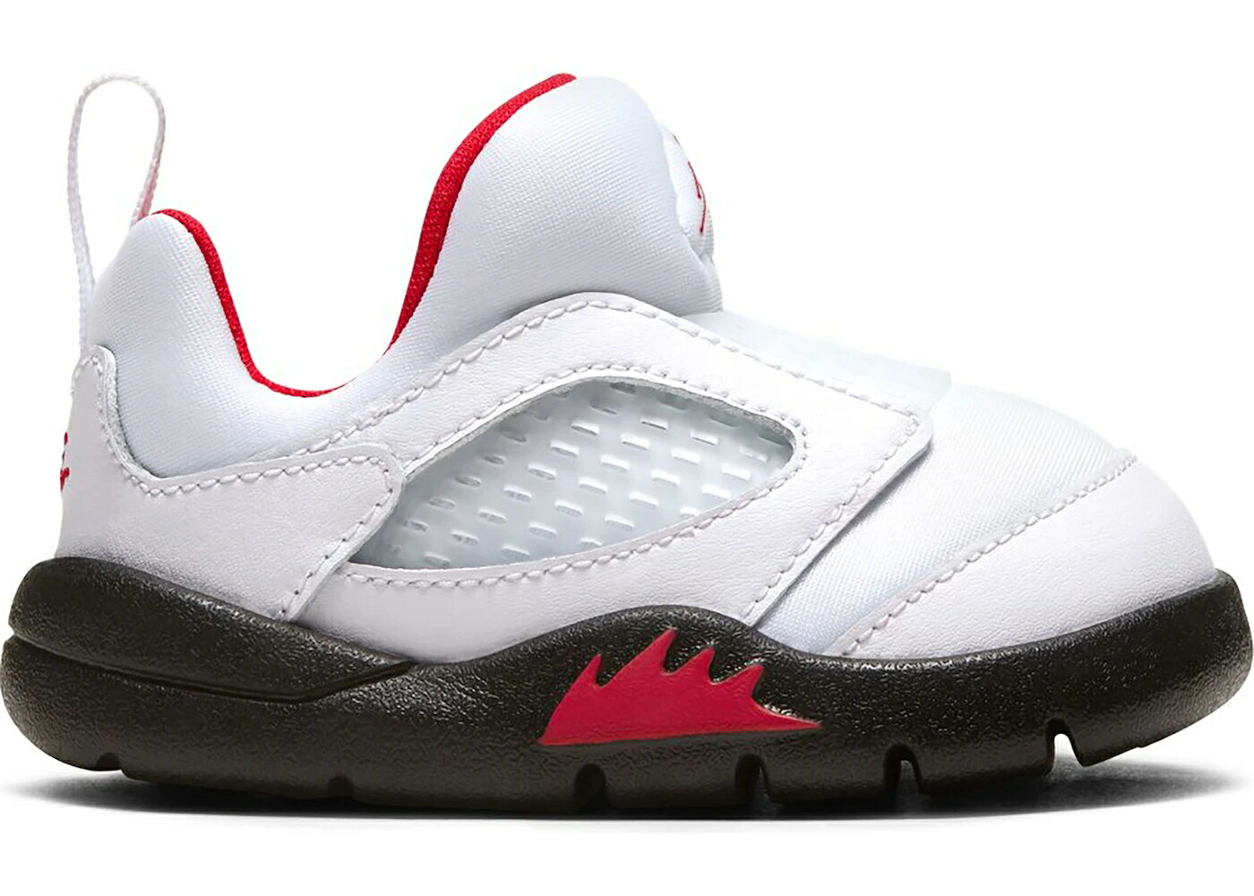 ナイキ ジョーダン 白いこと 白いこと 黒いこと 黒いこと 赤 赤いこと お坊っちゃん キッズ JORDAN 5 RETRO LITTLE FLEX WHITE BLACK UNIVERSITY RED (TD) / WHITE BLACK UNIVERSITY RED