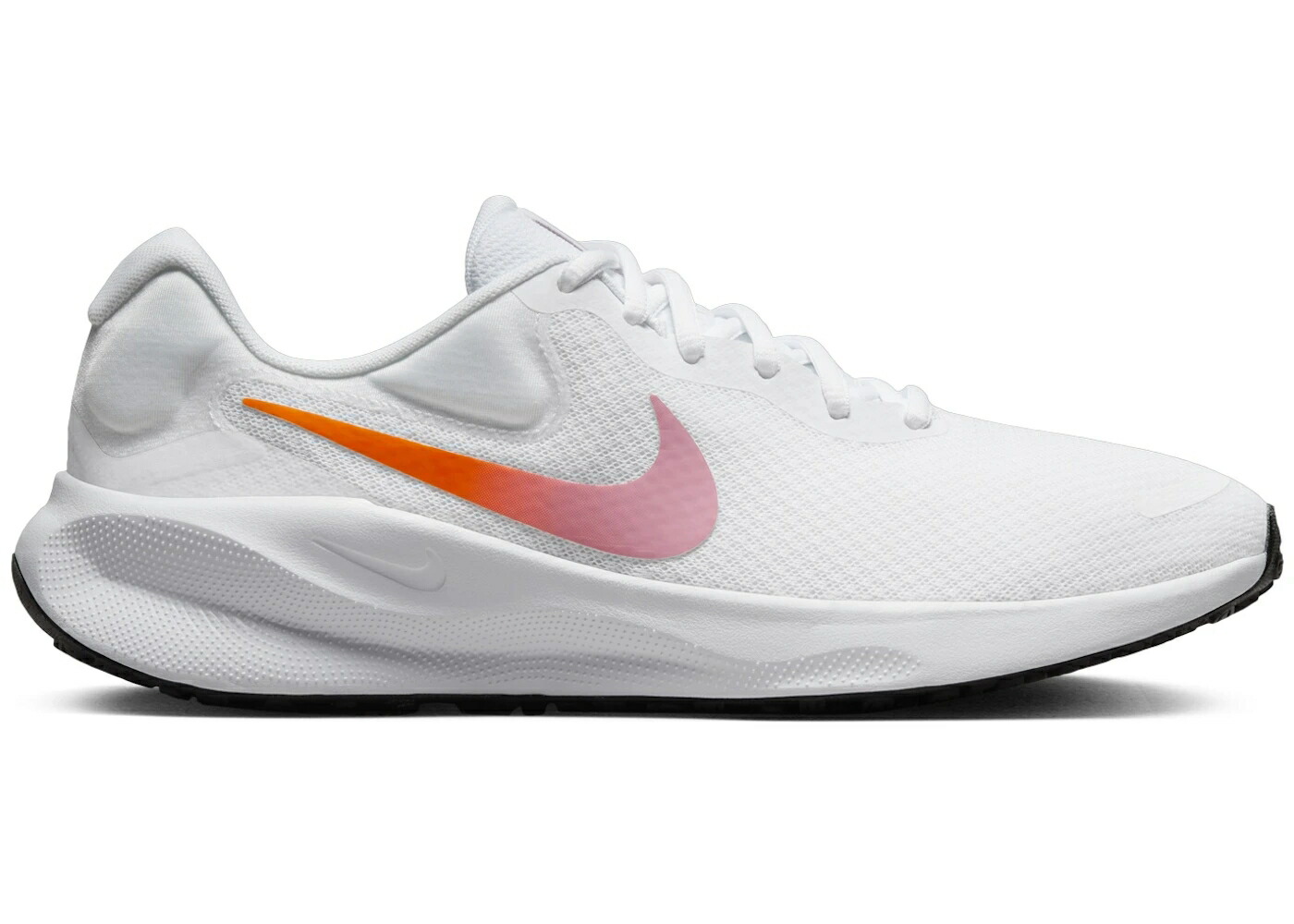 ナイキ レボリューション 白色 ホワイト ピンク 黒色 ブラック クリムゾン WOMEN'S スニーカー レディース NIKE REVOLUTION 7 WHITE BEYOND PINK BLACK HYPER CRIMSON (WOMEN'S) / WHITE BEYOND PINK BLACK HYPER