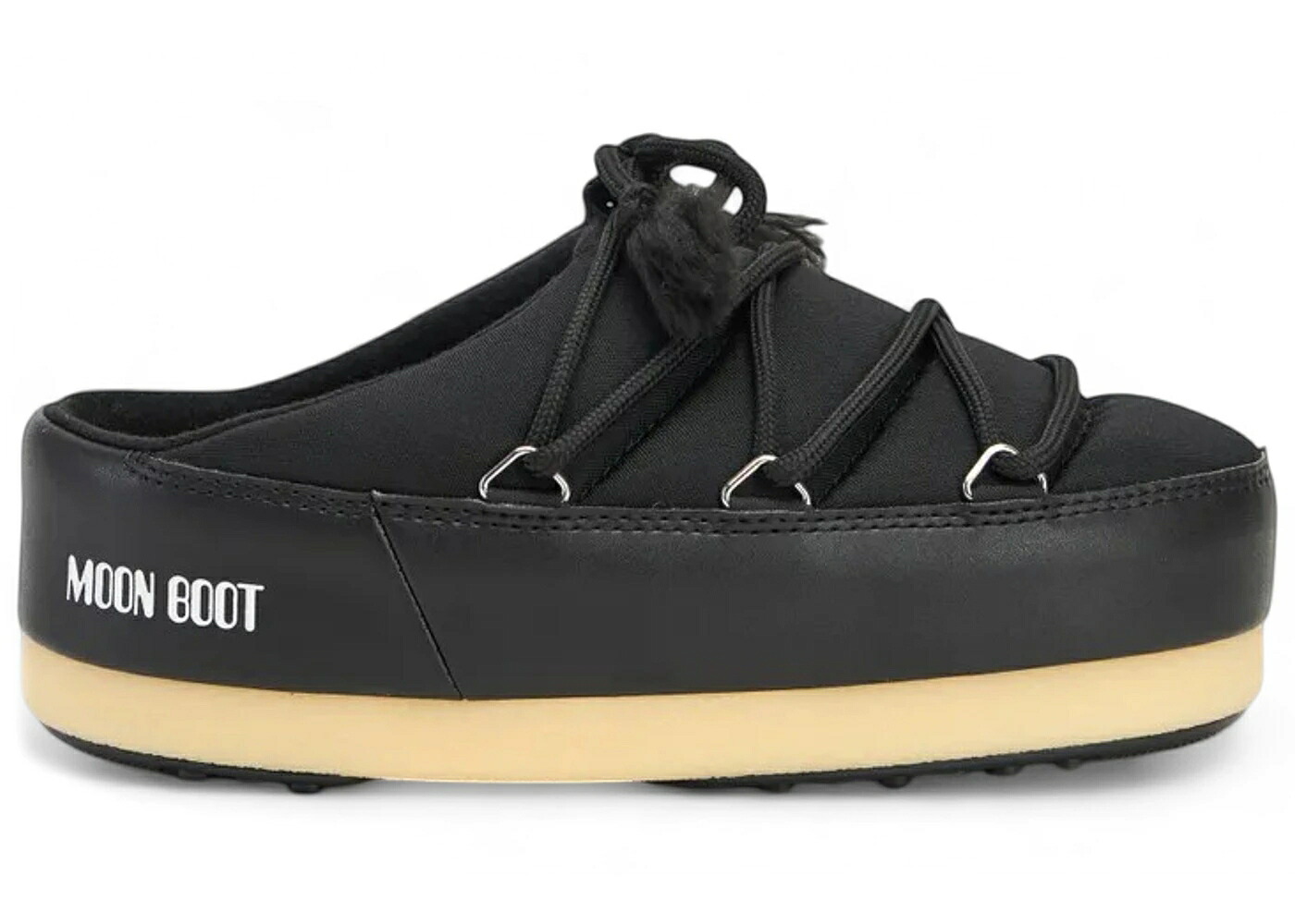 お月さまブーツ ブーツ ナイロン 黒いこと 黒いこと WOMEN\u0027S スニーカー レディース MOON BOOT MOON BOOT EVX MULE NYLON BLACK (WOMEN\u0027S) /