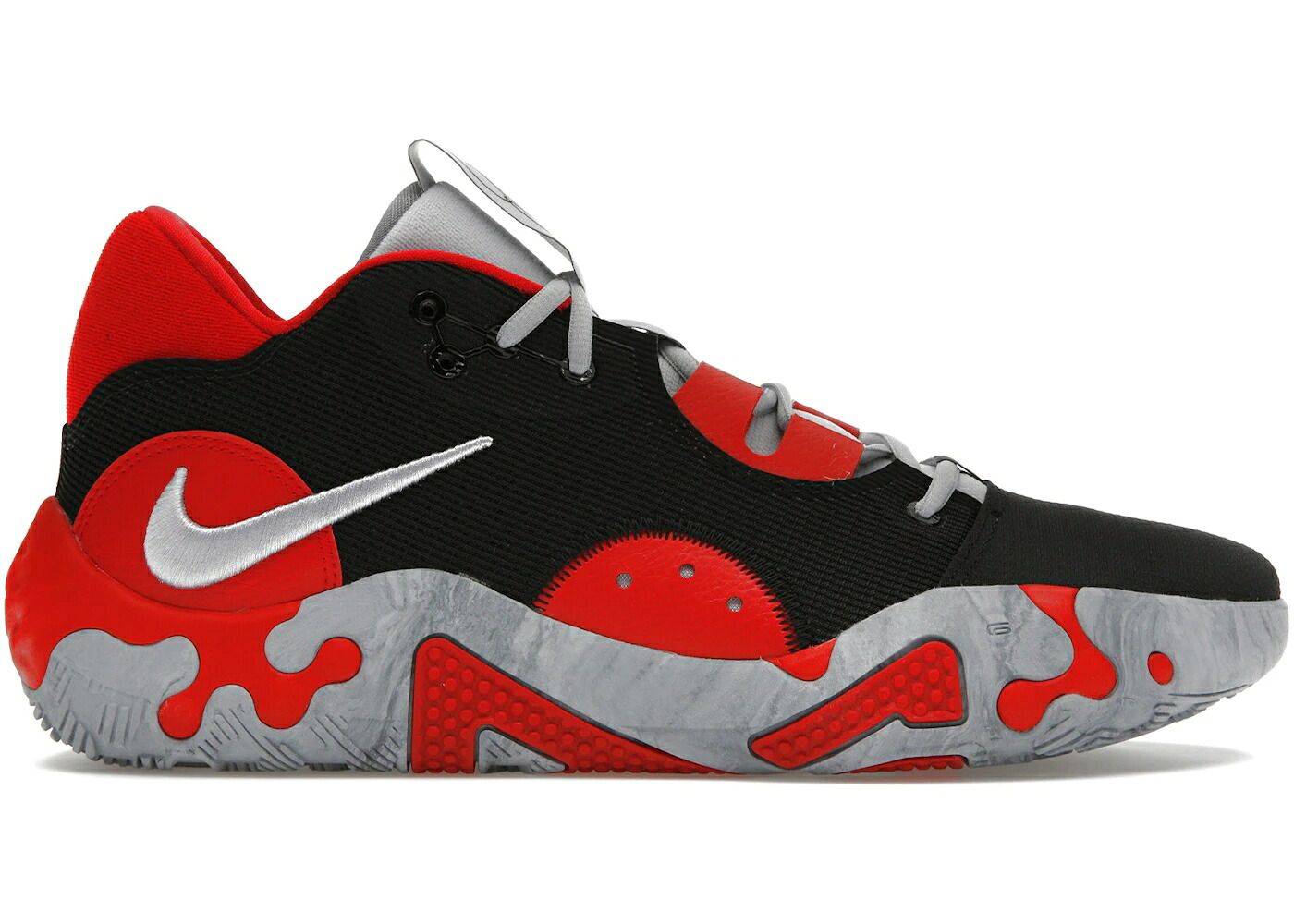 ナイキ 黒いこと 黒いこと 薄墨色 薄墨色 赤 赤いこと スニーカー メンズ NIKE PG 6 BRED / BLACK WOLF GREY UNIVERSITY RED