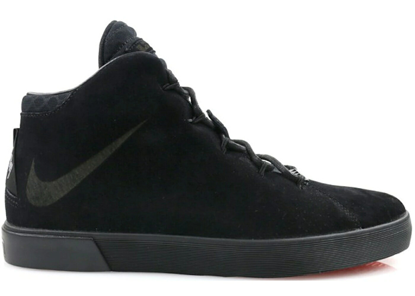 ナイキ レブロン 黒色 ブラック スニーカー メンズ NIKE LEBRON 12 NSW LIGHTS OUT / BLACK BLACK｜スニケス