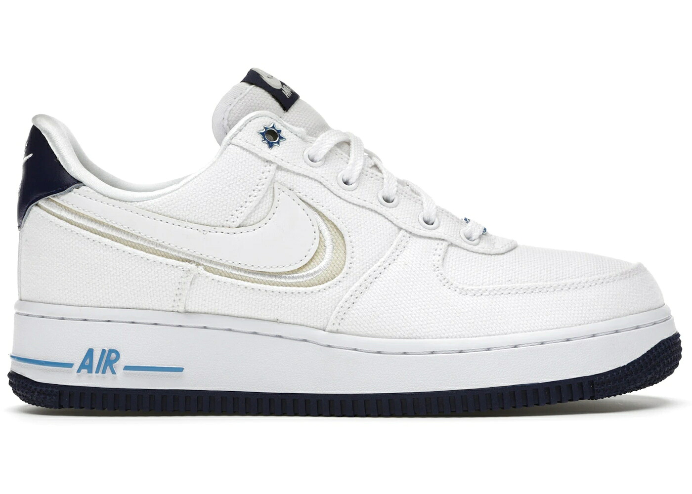 ナイキ 割り増し金 白いこと 白いこと 青味 青み 空軍 #37 スニーカー メンズ NIKE AIR FORCE 1 LOW PREMIUM EVO MOMENT / WHITE WHITE FOSSIL BLUE VOID