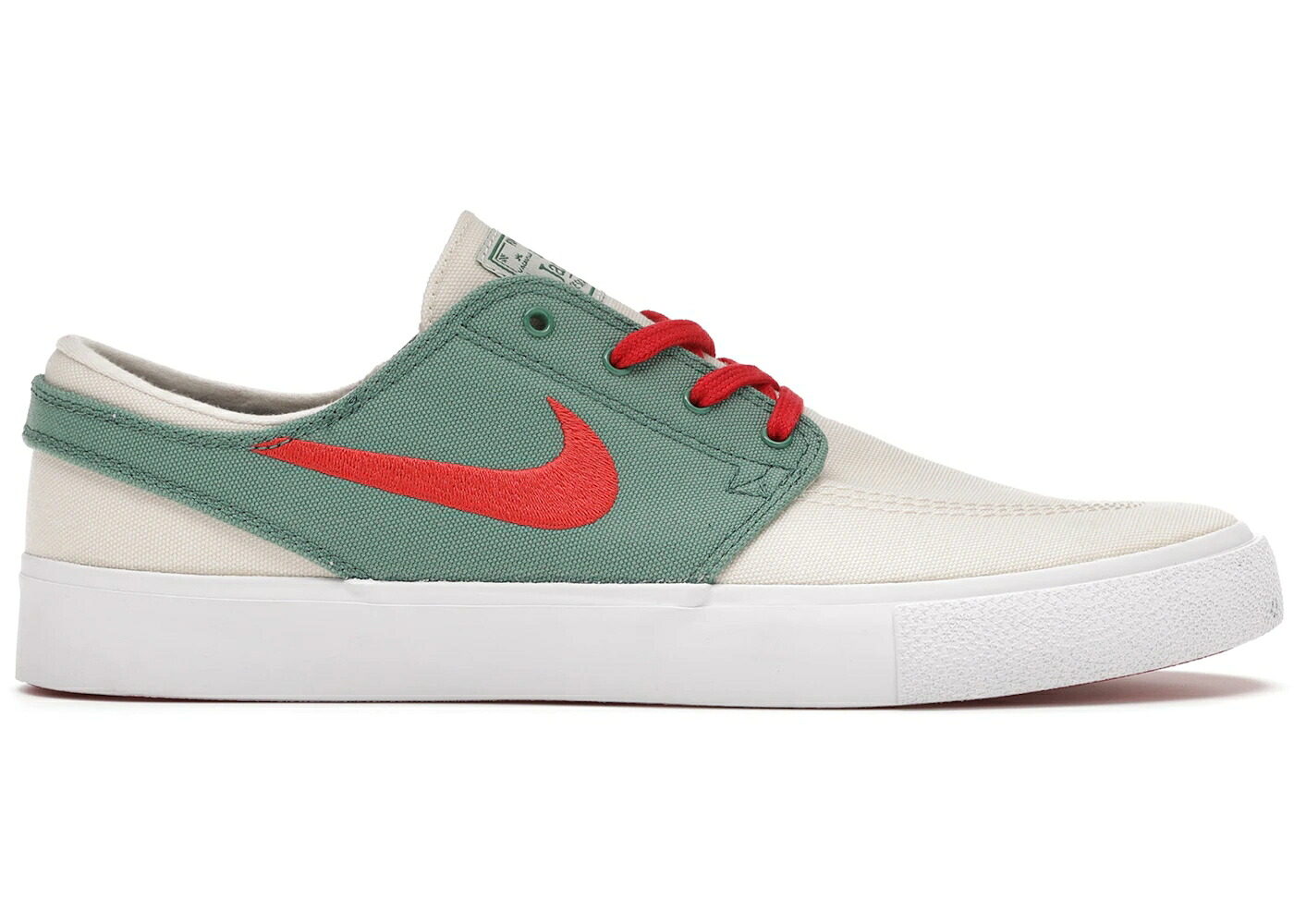 ナイキ エスビー ズーム アイボリー 赤 レッド スニーカー メンズ NIKE SB ZOOM JANOSKI CANVAS RM PALE IVORY ATOM RED / PALE IVORY ATOM RED EVERGREEN