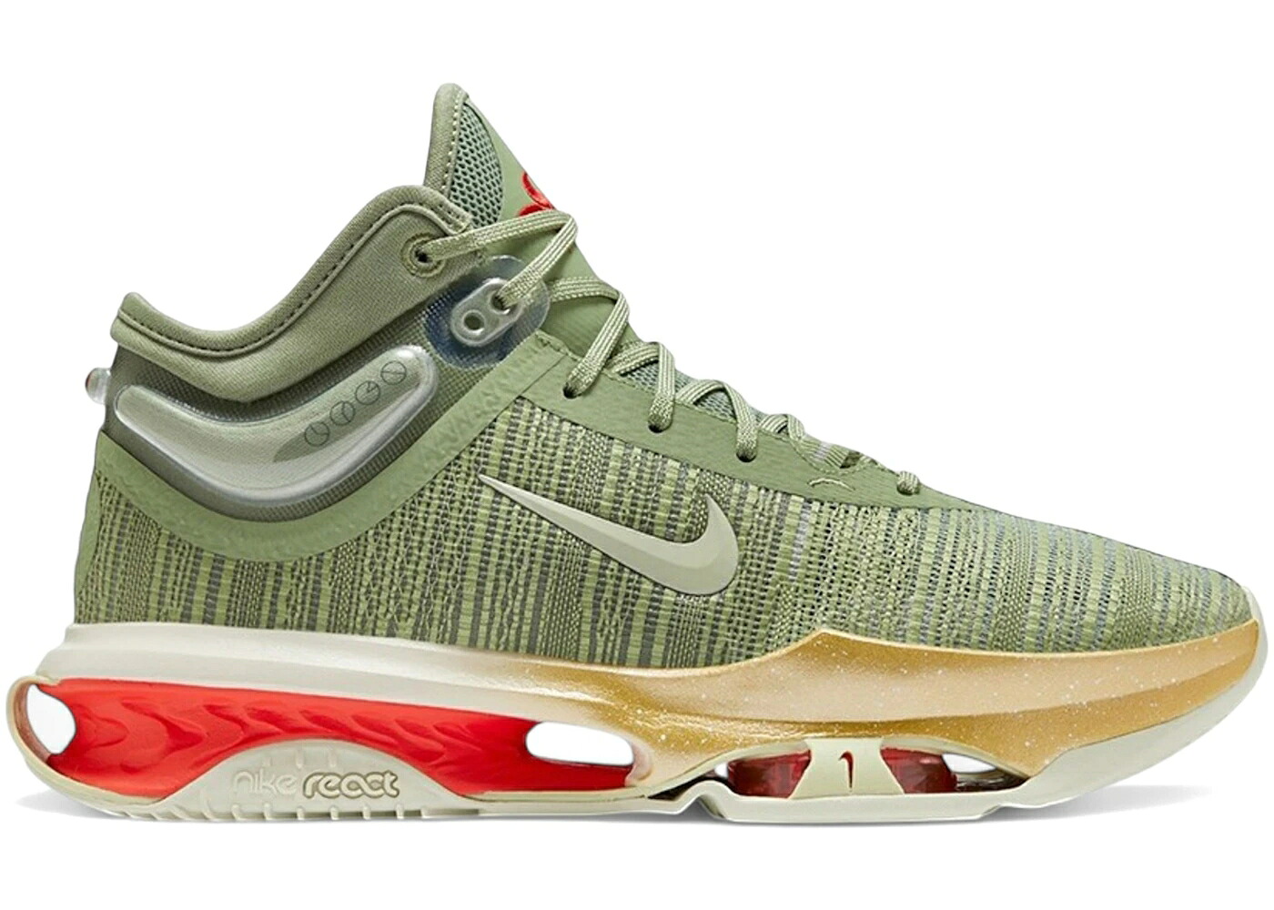 ナイキ 望遠レンズ 緑 緑であること スニーカー メンズ NIKE AIR ZOOM GT JUMP 2 EP OUR HOLIDAY (SOLID OUTSOLE) / OIL GREEN SEA GLASS