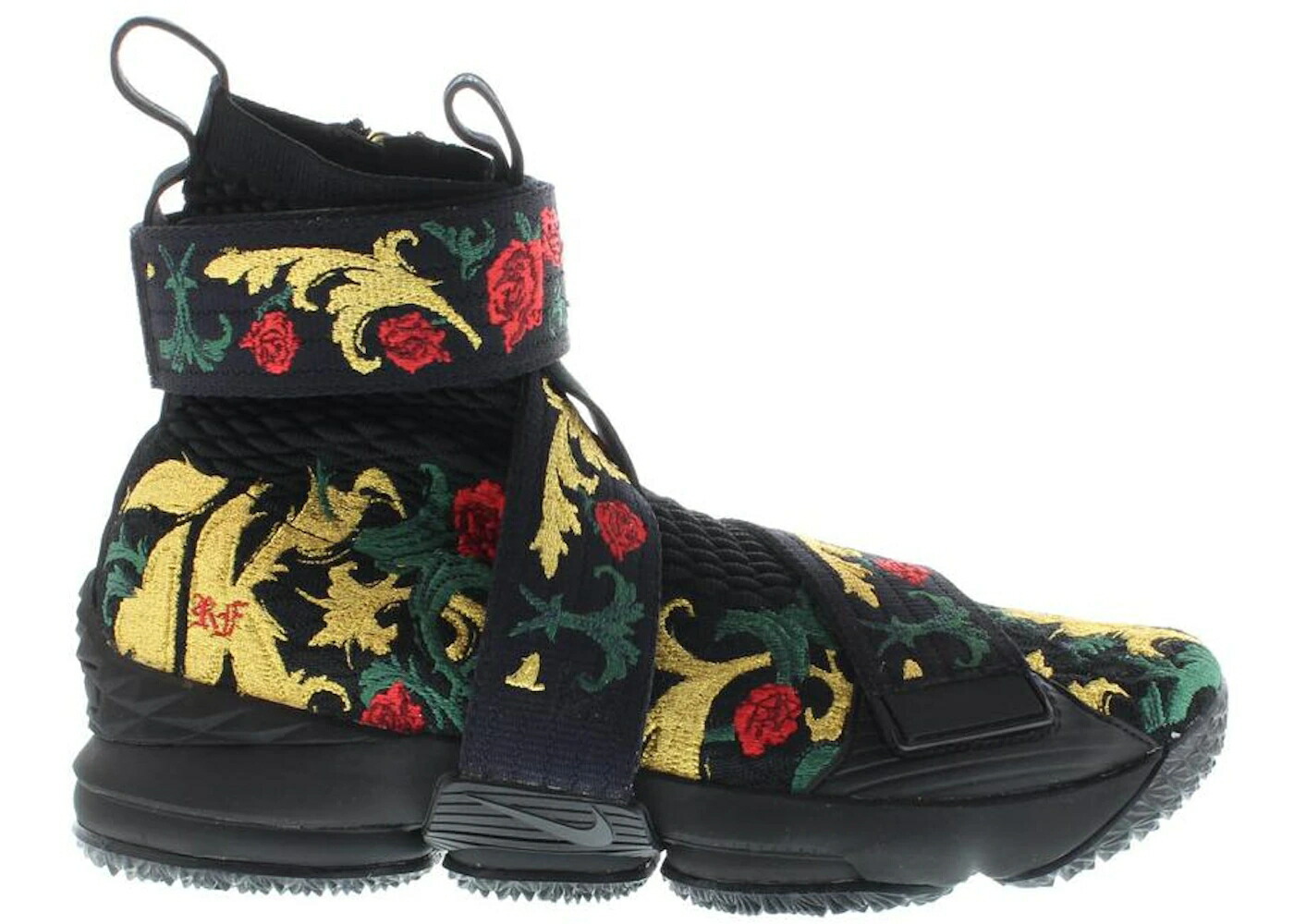 ナイキ レブロン ライフスタイル 黒色 ブラック KING\'S スニーカー メンズ NIKE LEBRON 15 LIFESTYLE KITH CROWN / BLACK BLACK MULTI COLOR