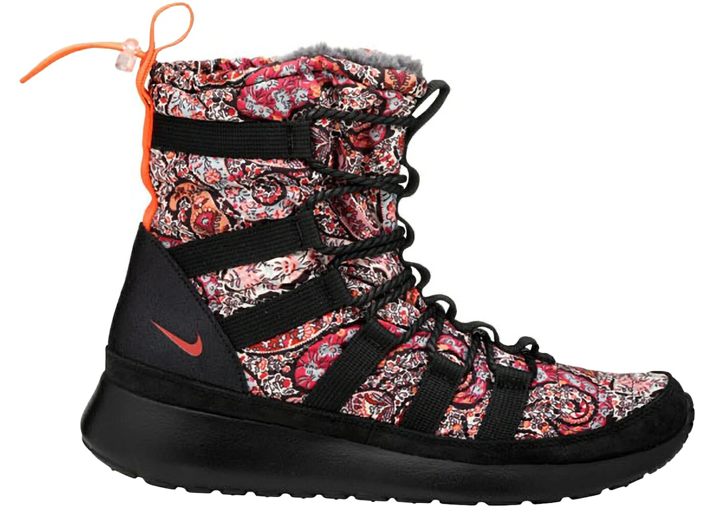 ナイキ ラン 赤 レッド 黒色 ブラック WOMEN'S スニーカー レディース NIKE ROSHE RUN HI SNEAKERBOOT QS LIBERTY OF LONDON SOLAR RED (WOMEN'S) / BLACK SOLAR RED BLACK