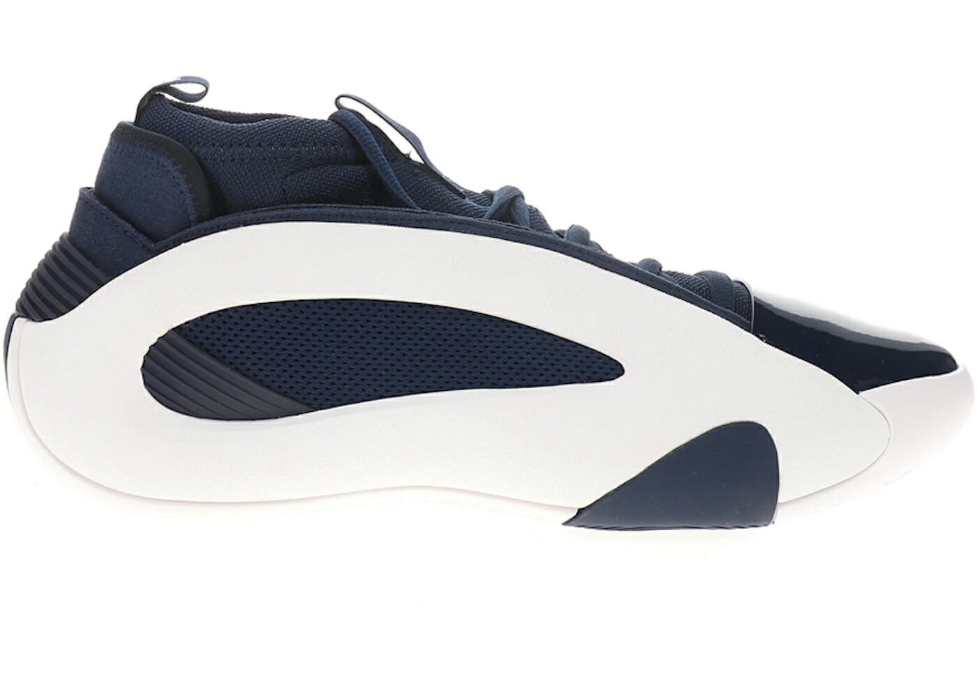 アディダス ハーデン 白色 ホワイト 紺色 ネイビー 青色 ブルー VOL. スニーカー メンズ ADIDAS HARDEN 8 WHITE NAVY BLUE / FOOTWEAR WHITE NAVY BLUE