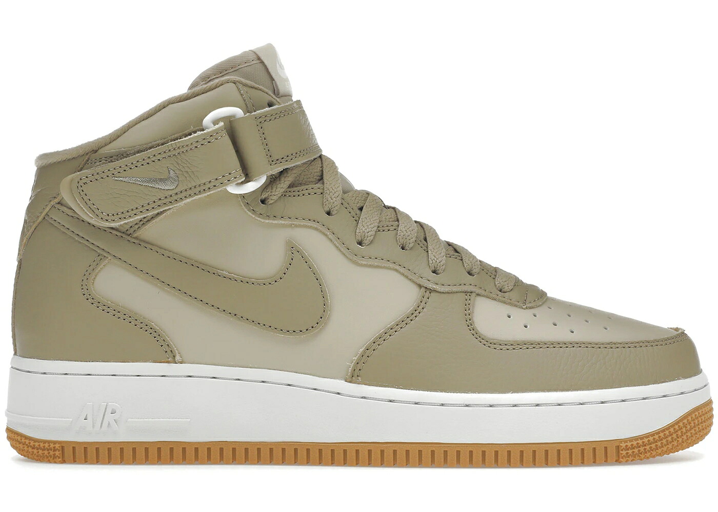 ナイキ ミッド 空軍 \u002707 スニーカー メンズ NIKE AIR FORCE 1 MID LX LIMESTONE / LIMESTONE LIMESTONE RATTAN