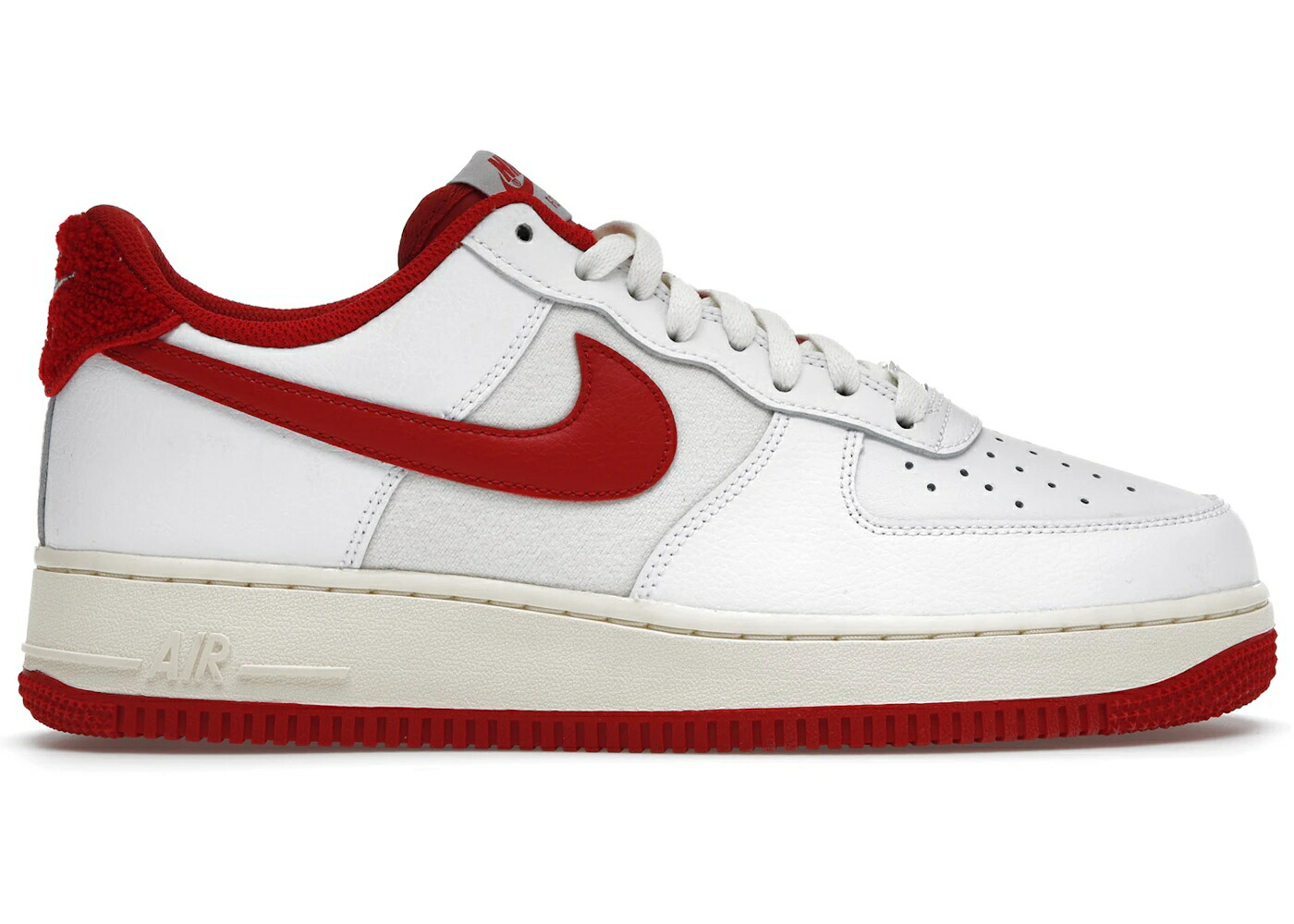 ナイキ 白色 ホワイト 赤 レッド エアフォース 07 スニーカー メンズ NIKE AIR FORCE 1 LOW WHITE GYM RED (2021) / WHITE GYM RED SAIL WHITE