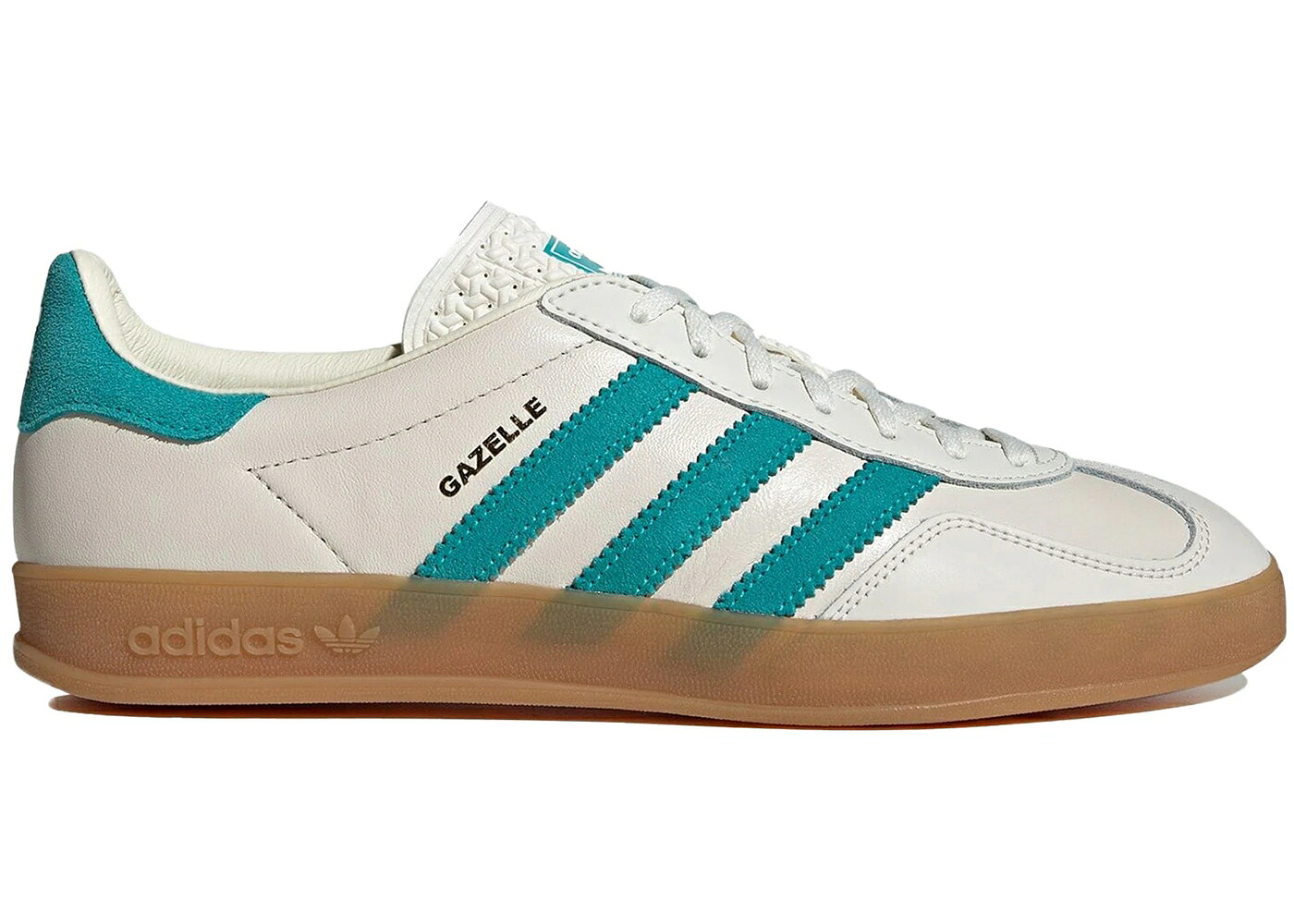 アディダス ガゼル 白いこと 白いこと スニーカー メンズ ADIDAS GAZELLE INDOOR TURQOISE CHALK WHITE / TURQOISE CHALK WHITE FOOTWEAR