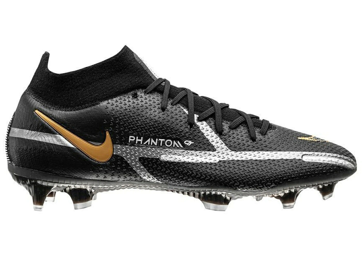 ナイキ エリート 黒いこと 黒いこと ゴールド スニーカー メンズ NIKE PHATNOM GT2 ELITE DF FG BLACK METALLIC GOLD / BLACK METALLIC GOLD METALLIC