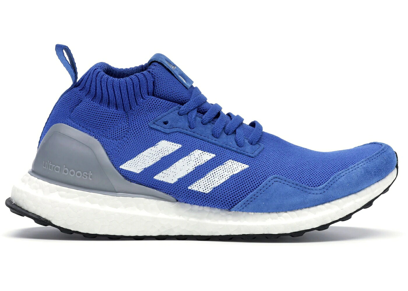 アディダス ウルトラ ブースト ミッド ラン タイム 青色 ブルー 白色 ホワイト ウルトラブースト スニーカー メンズ ADIDAS ULTRA BOOST MID RUN THRU TIME / BLUE BLUE FOOTWEAR WHITE