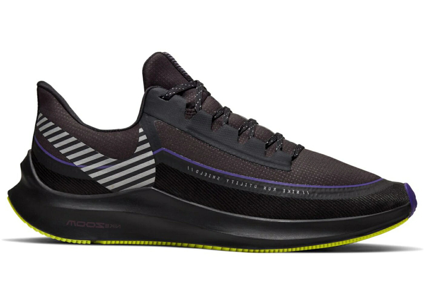 ナイキ ズーム 灰色 グレー 銀色 シルバー 黒色 ブラック スニーカー メンズ NIKE ZOOM WINFLO 6 SHIELD OIL GREY / OIL GREY REFLECT SILVER BLACK