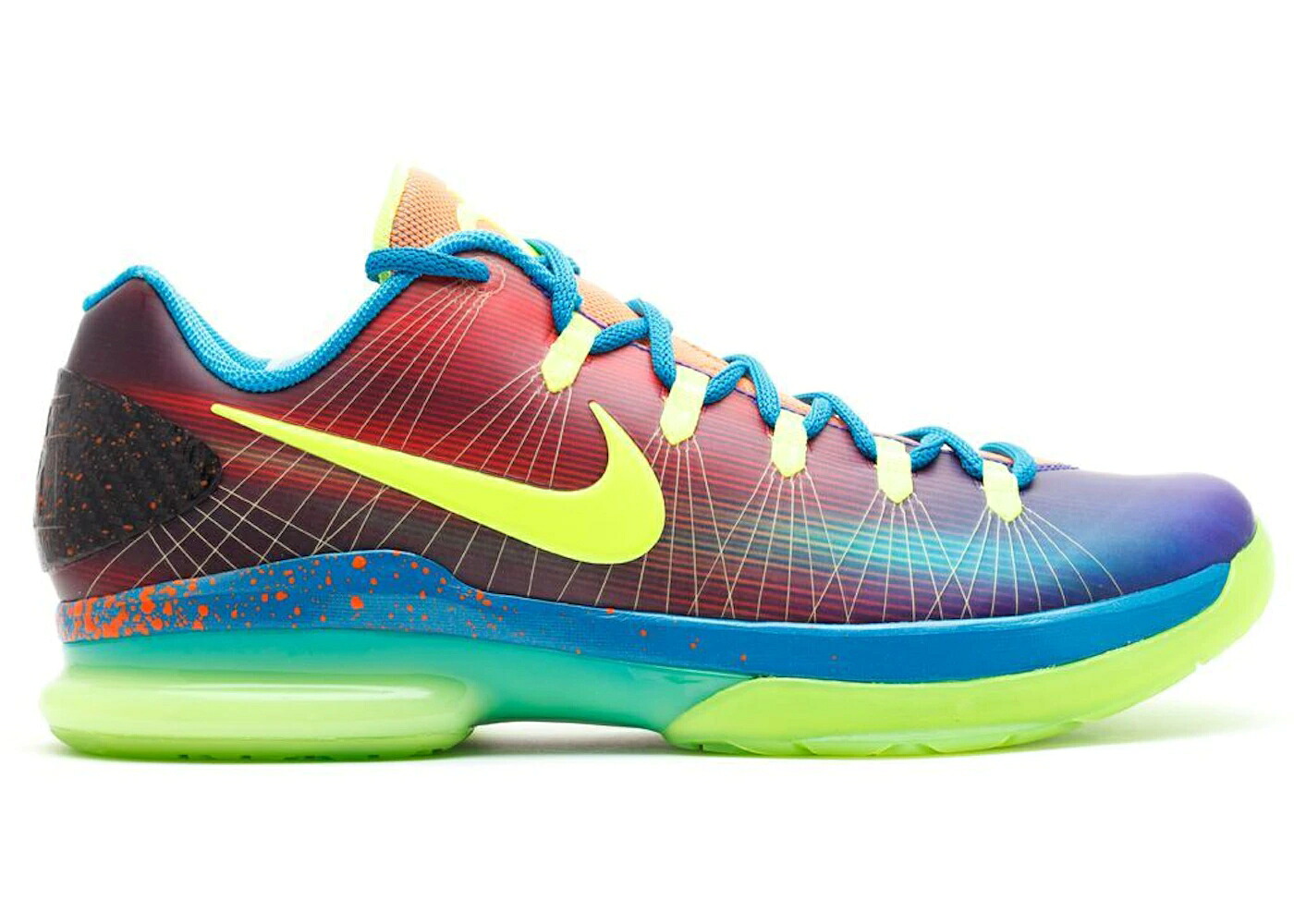 ナイキ エリート スニーカー メンズ NIKE KD 5 ELITE EYBL / MULTI COLOR VOLT NITRO TOTAL