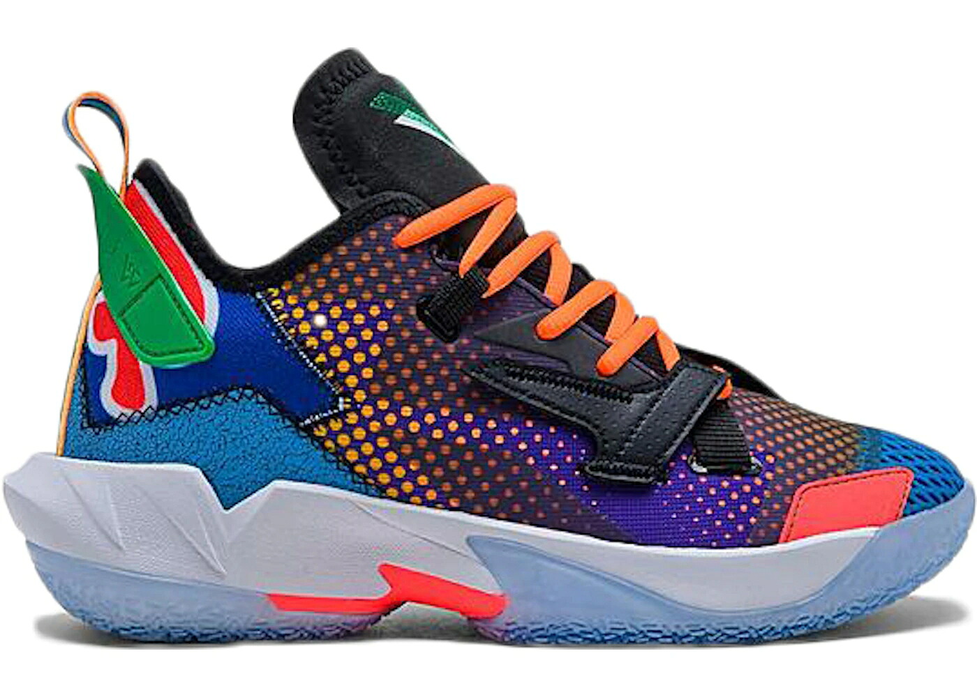 ナイキ ジョーダン 白いこと 白いこと ZER0.4 お坊っちゃん キッズ JORDAN WHY NOT UPBRINGING (GS) / WHITE MULTICOLOR MULTICOLOR もの言う花 マタニティ スニーカー