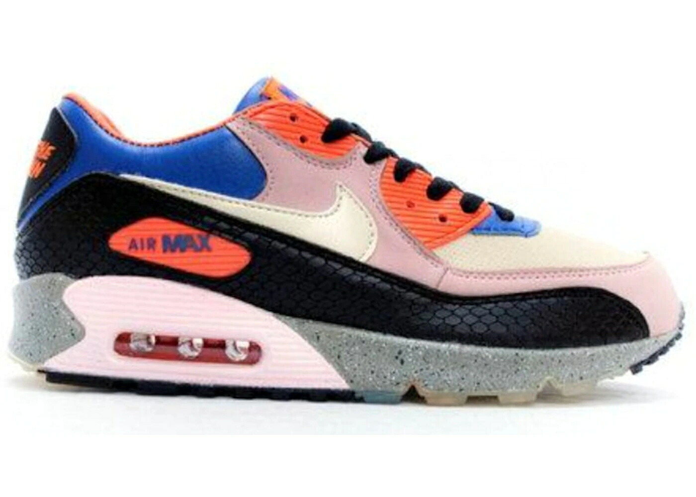 ナイキ マックス 皮膚軟化剤 エア湖マックス スニーカー メンズ NIKE AIR MAX 90 KING OF THE MOUNTAIN / CHAMPAGNE CREAM SPORT ROYAL