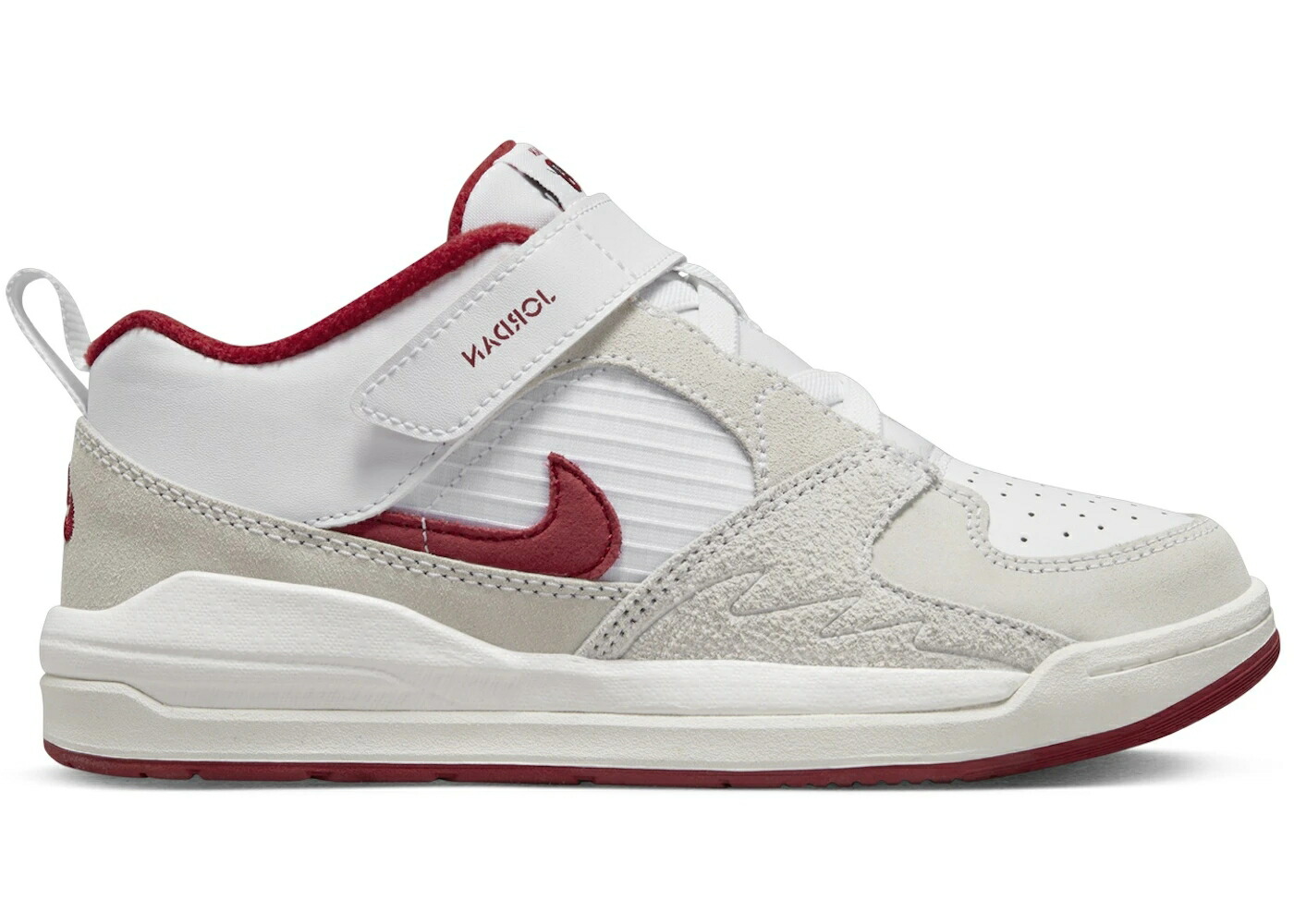 ナイキ ジョーダン スタジアム 白色 ホワイト 赤 レッド ジュニア キッズ JORDAN STADIUM 90 WHITE SAIL VARSITY RED (PS) / WHITE SAIL VARSITY RED ベビー マタニティ スニーカー