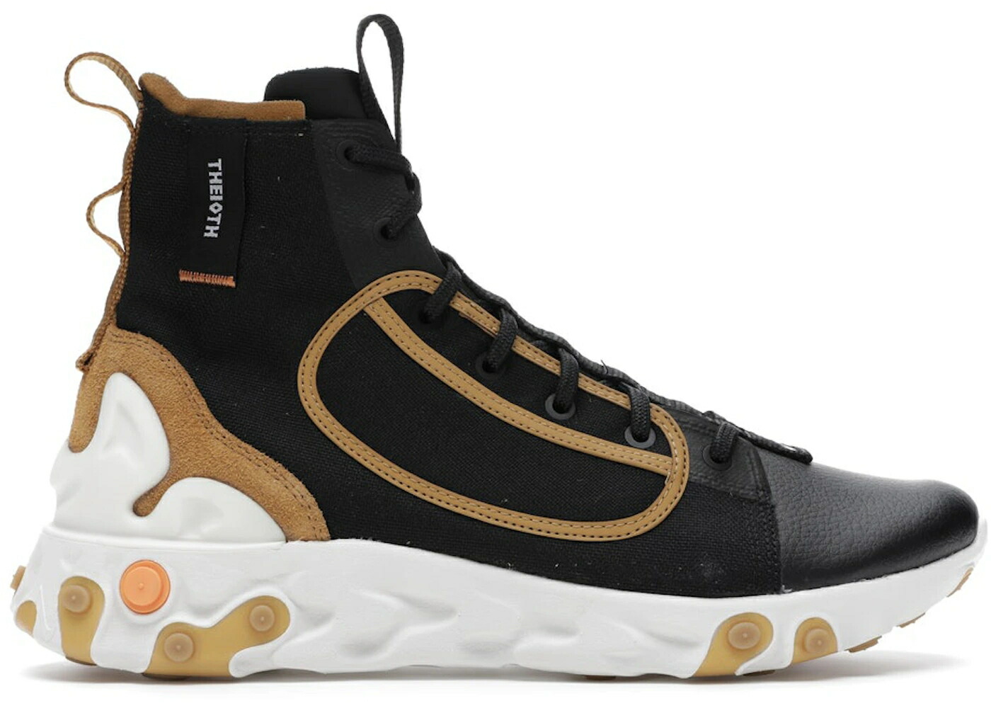 ナイキ リアクト コレクション 黒色 ブラック 白色 ホワイト ウィート スニーカー メンズ NIKE REACT IANGA 10TH COLLECTION / BLACK WHITE WHEAT PHANTOM