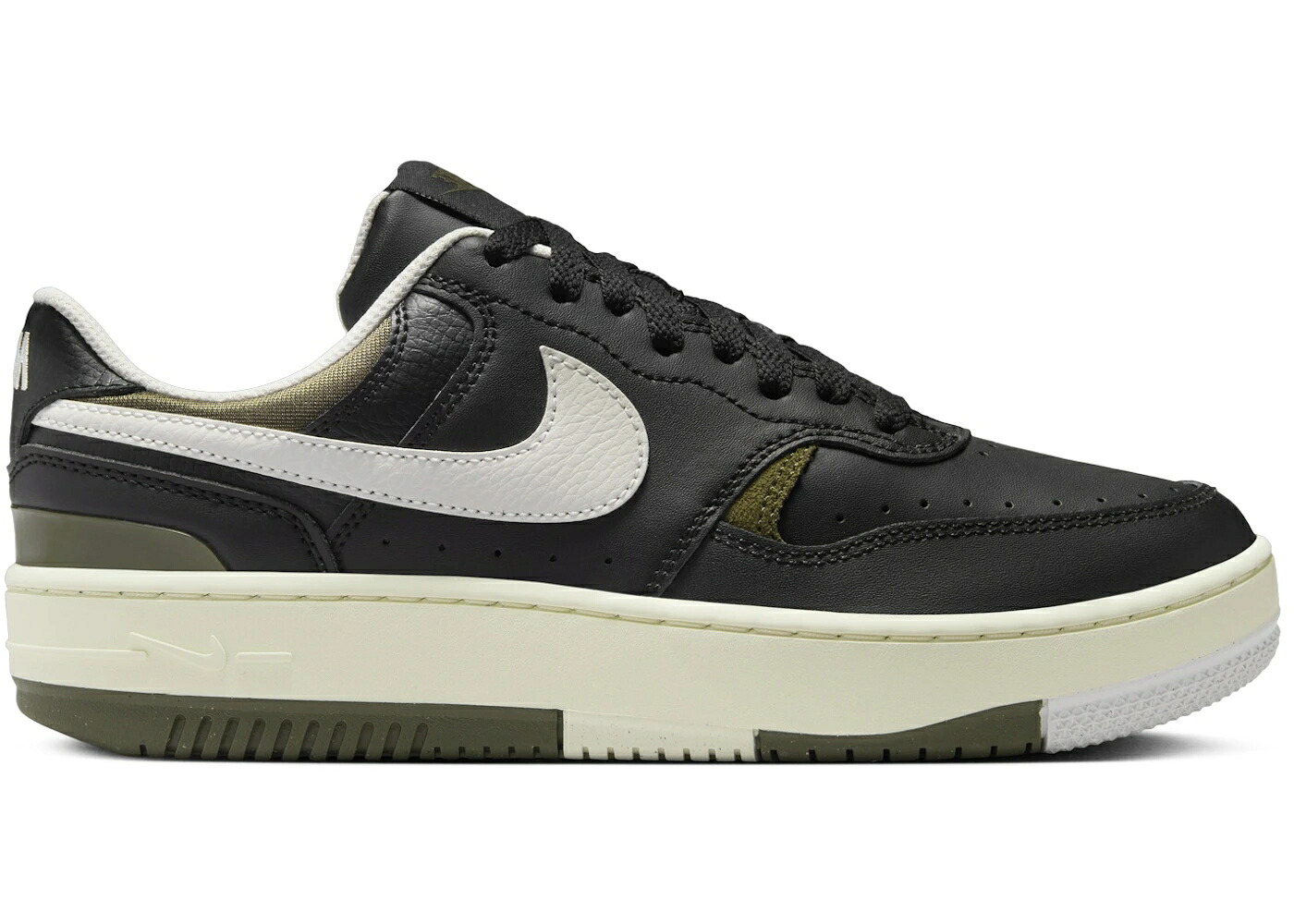 ナイキ 黒いこと 黒いこと 積貨委託貨物 カーキ WOMEN\u0027S スニーカー レディース NIKE GAMMA FORCE BLACK CARGO KHAKI COCONUT MILK PHANTOM (WOMEN\u0027S) / BLACK CARGO KHAKI COCONUT MILK