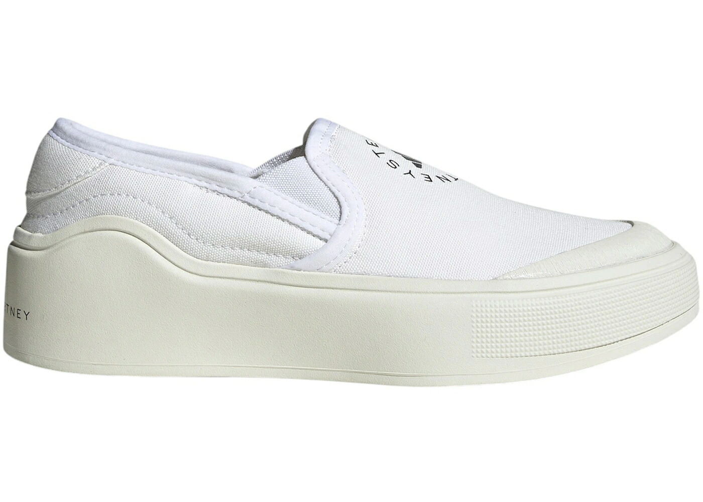 アディダス コート スリッポン 白色 ホワイト コア 黒色 ブラック スニーカー メンズ ADIDAS COURT SLIP-ON BY STELLA MCCARTNEY CLOUD WHITE CORE BLACK / CLOUD WHITE CLOUD WHITE CORE