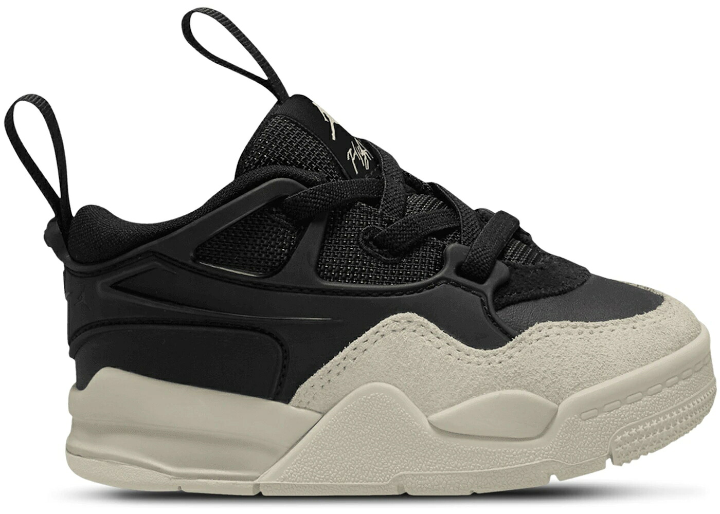 ナイキ ジョーダン 黒いこと 黒いこと 薄墨色 薄墨色 お坊っちゃん キッズ JORDAN 4 RM BLACK LIGHT BONE (TD) / BLACK LIGHT BONE DARK GREY