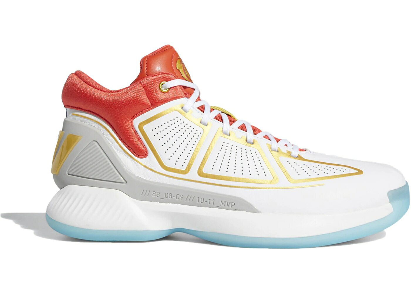 アディダス ローズ 白色 ホワイト ゴールド スニーカー メンズ ADIDAS D ROSE 10 CHINA TOUR / CLOUD WHITE GOLD METALLIC BRIGHT｜スニケス