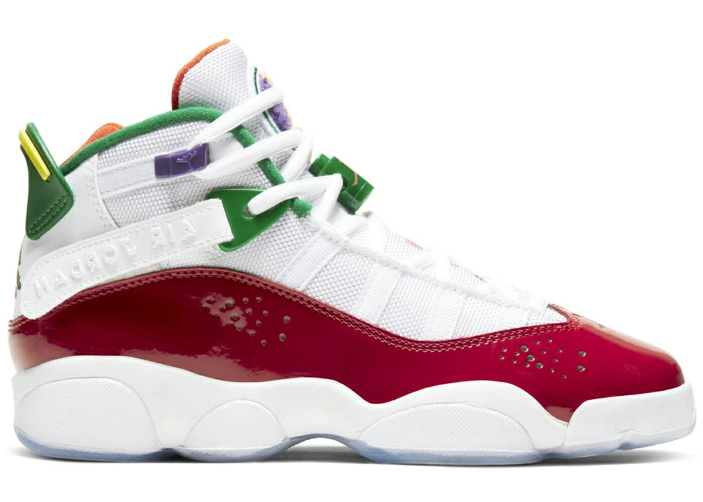 ナイキ ジョーダン 輪っか 活動の領域 紫 パープル お坊っちゃん キッズ JORDAN 6 RINGS MULTI-COLOR (GS) / AMARILLO FIELD PURPLE TOTAL もの言う花 マタニティ スニーカー