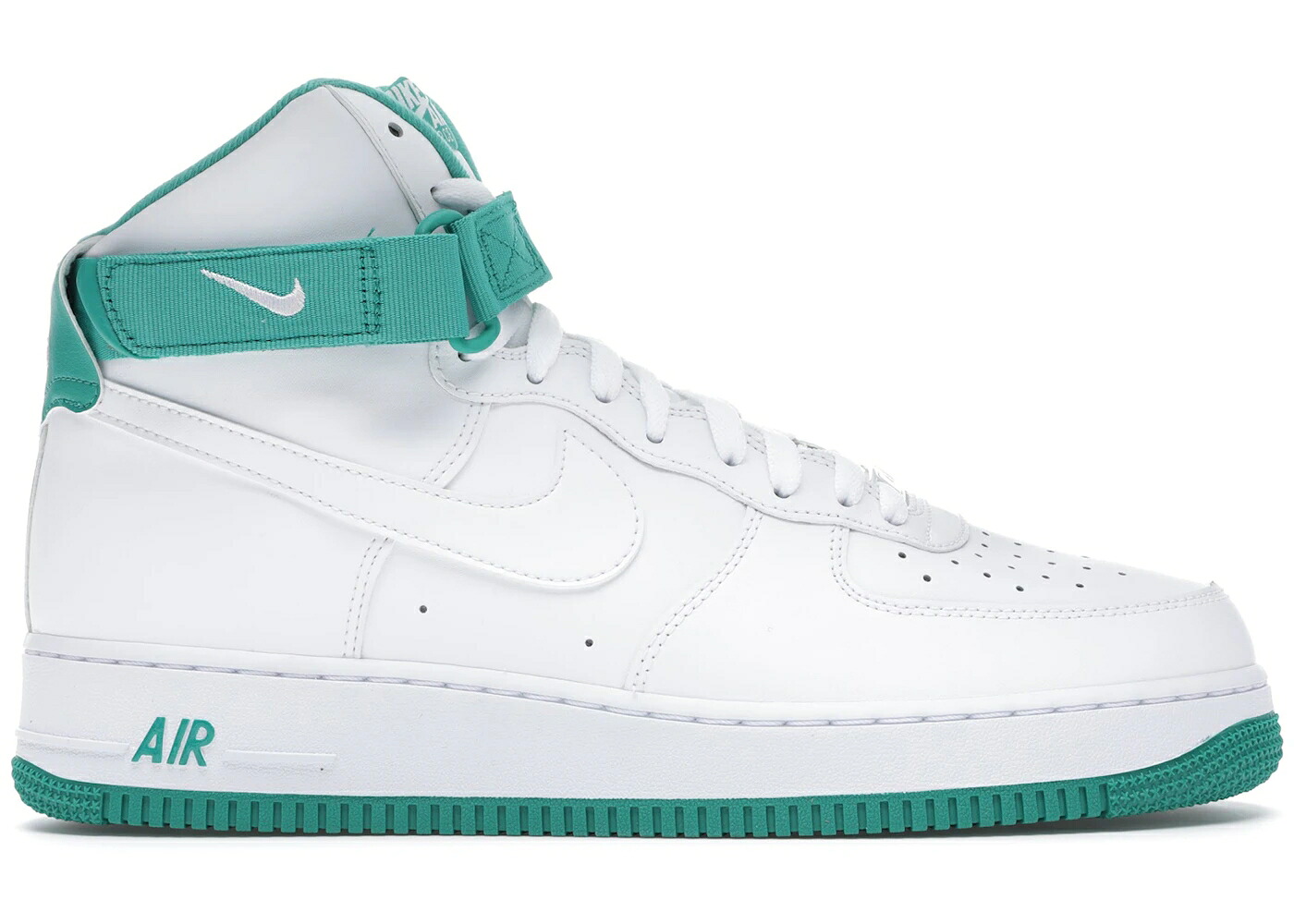 ナイキ ハイ 白色 ホワイト 緑 グリーン エアフォース スニーカー メンズ NIKE AIR FORCE 1 HIGH WHITE NEPTUNE GREEN / WHITE NEPTUNE GREEN WHITE