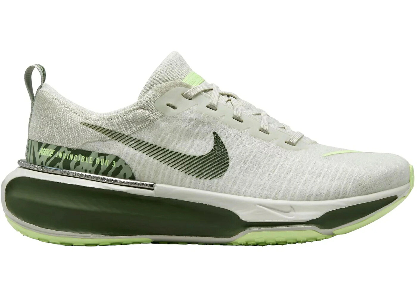 ナイキ ラン カーゴ カーキ WOMEN'S スニーカー レディース NIKE ZOOMX INVINCIBLE RUN 3 CARGO KHAKI (WOMEN'S) / LIGHT BONE BARELY VOLT VOLT