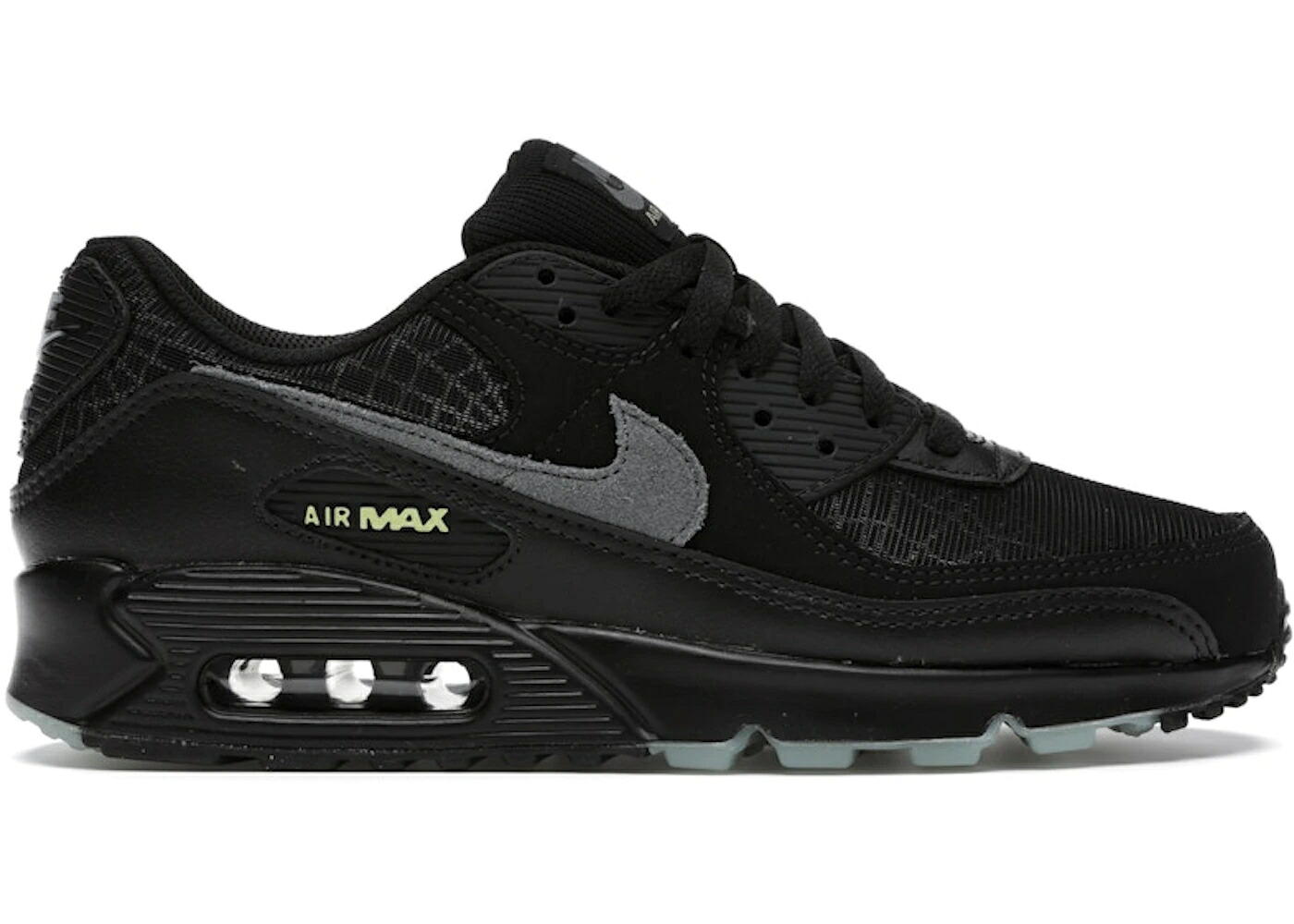 ナイキ マックス 黒色 ブラック 灰色 グレー エアマックス スニーカー メンズ NIKE AIR MAX 90 HALLOWEEN (2020) / BLACK GREY|スニケス
