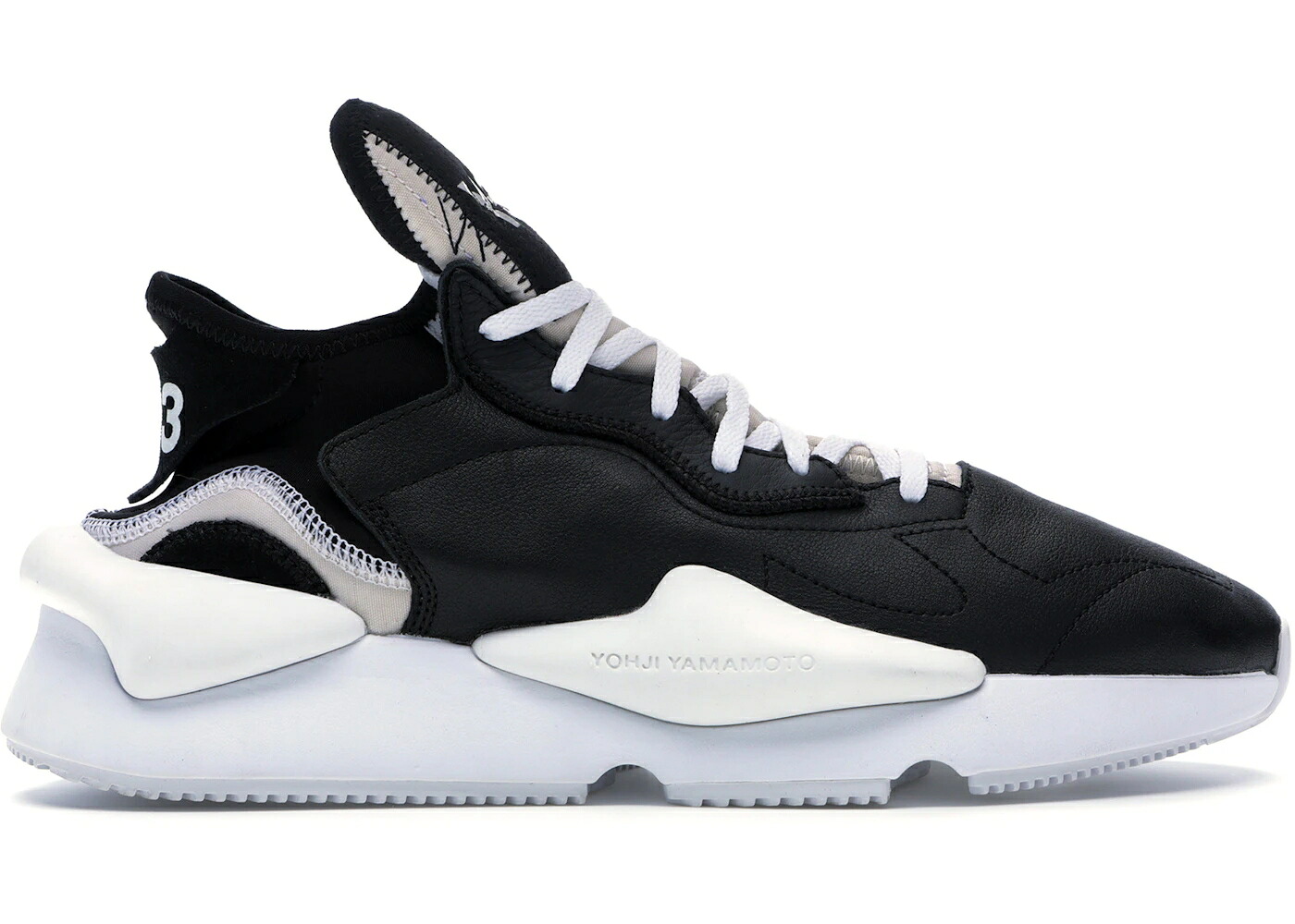 アディダス 黒いこと 黒いこと 白いこと 白いこと スニーカー メンズ ADIDAS Y-3 KAIWA BLACK WHITE / BLACK WHITE スニーカー-靴