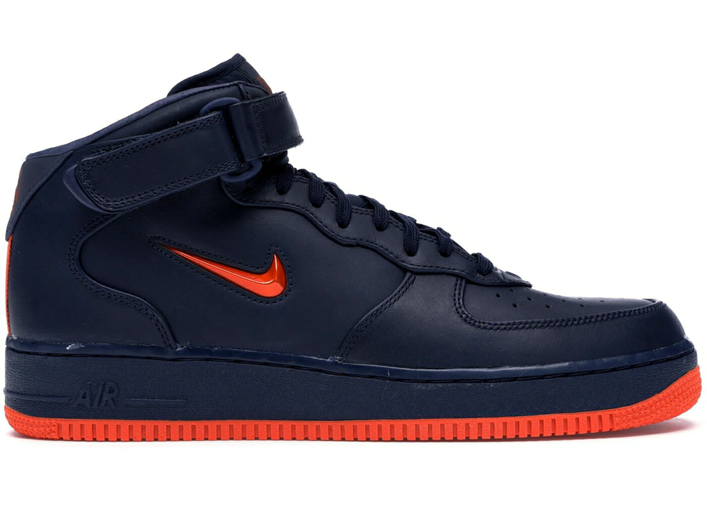 ナイキ ミッド 橙 オレンジ エアフォース スニーカー メンズ NIKE AIR FORCE 1 MID NYC OBSIDIAN ORANGE / OBSIDIAN BRILLIANT ORANGE|スニケス