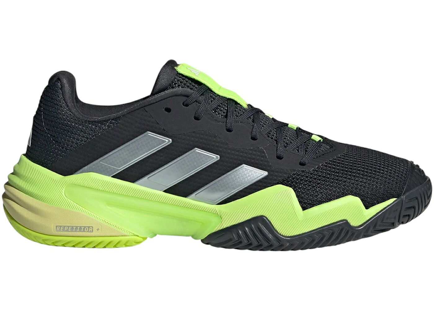 アディダス バリケード サーティーン コア 黒色 ブラック ゼロ スニーカー メンズ ADIDAS BARRICADE 13 CORE BLACK ZERO METALIC LUCID LEMON / CORE BLACK ZERO METALIC LUCID