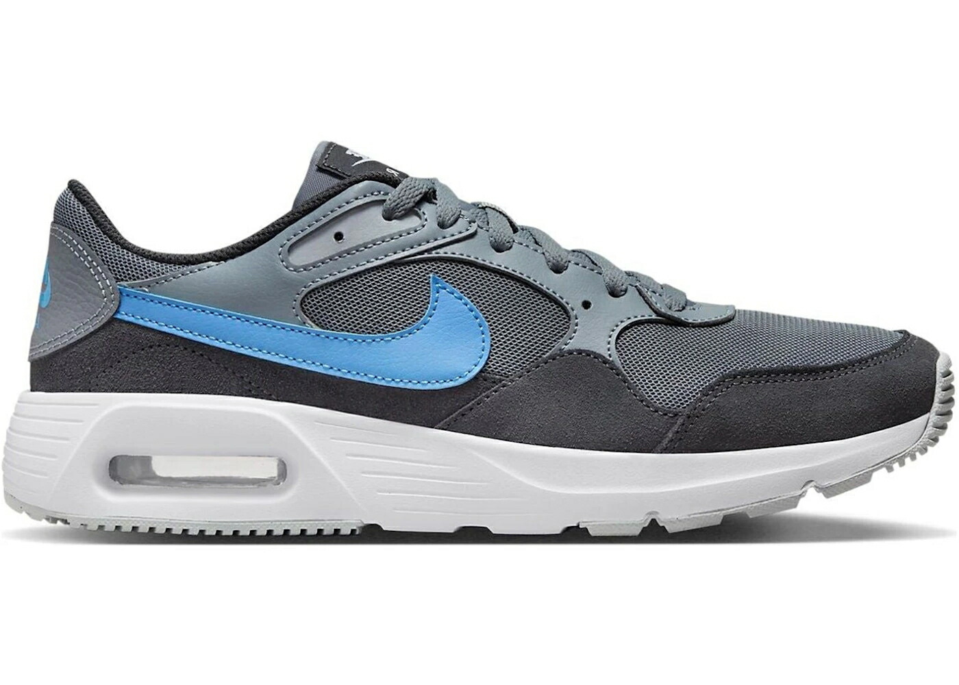 ナイキ マックス クール 灰色 グレー 青色 ブルー エアマックス スニーカー メンズ NIKE AIR MAX SC COOL GREY UNIVERSITY BLUE / COOL GREY ANTHRACITE WOLF GREY