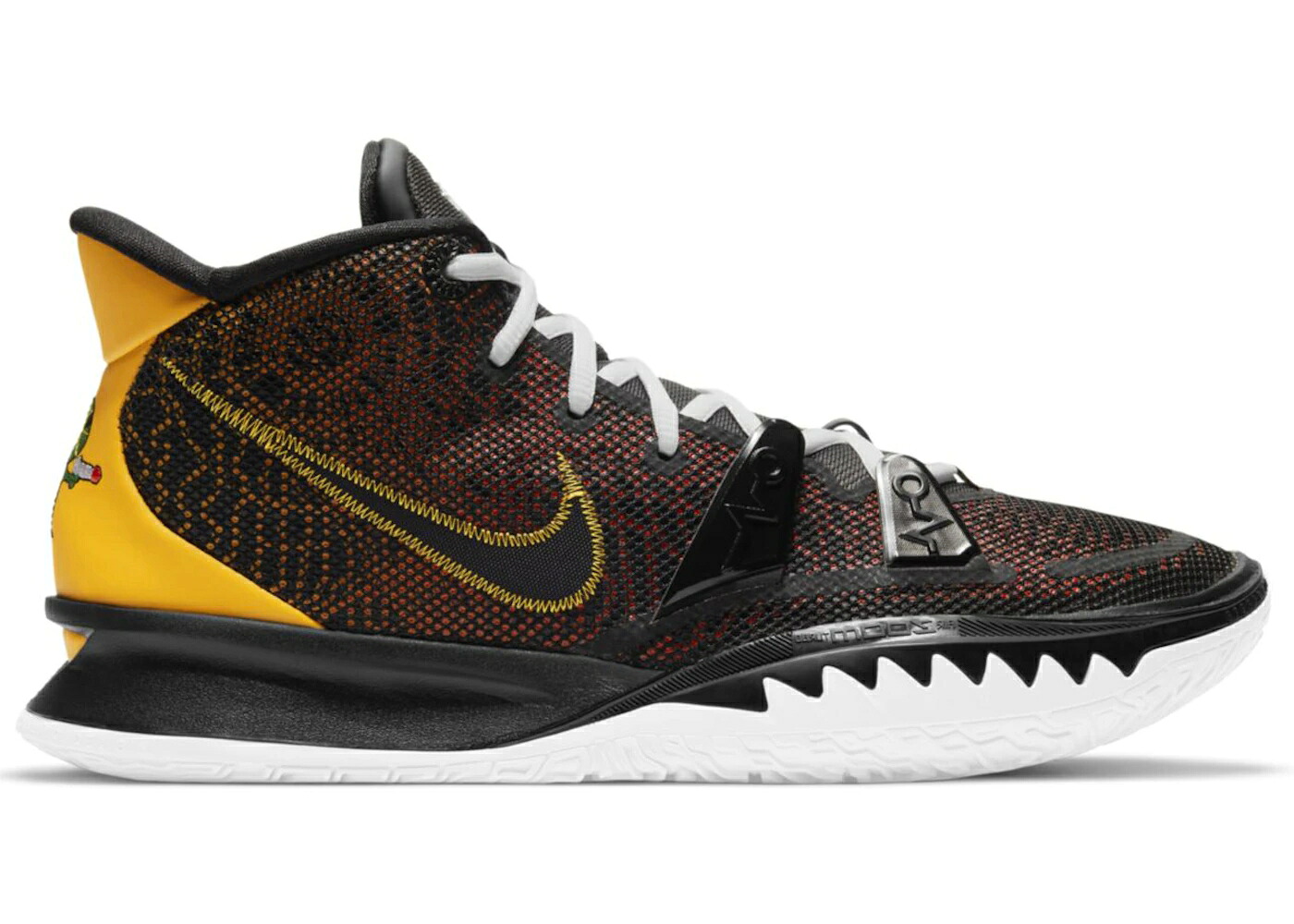 ナイキ カイリー 黒色 ブラック チーム 橙 オレンジ 白色 ホワイト スニーカー メンズ NIKE KYRIE 7 ROSWELL RAYGUNS / BLACK TEAM ORANGE WHITE