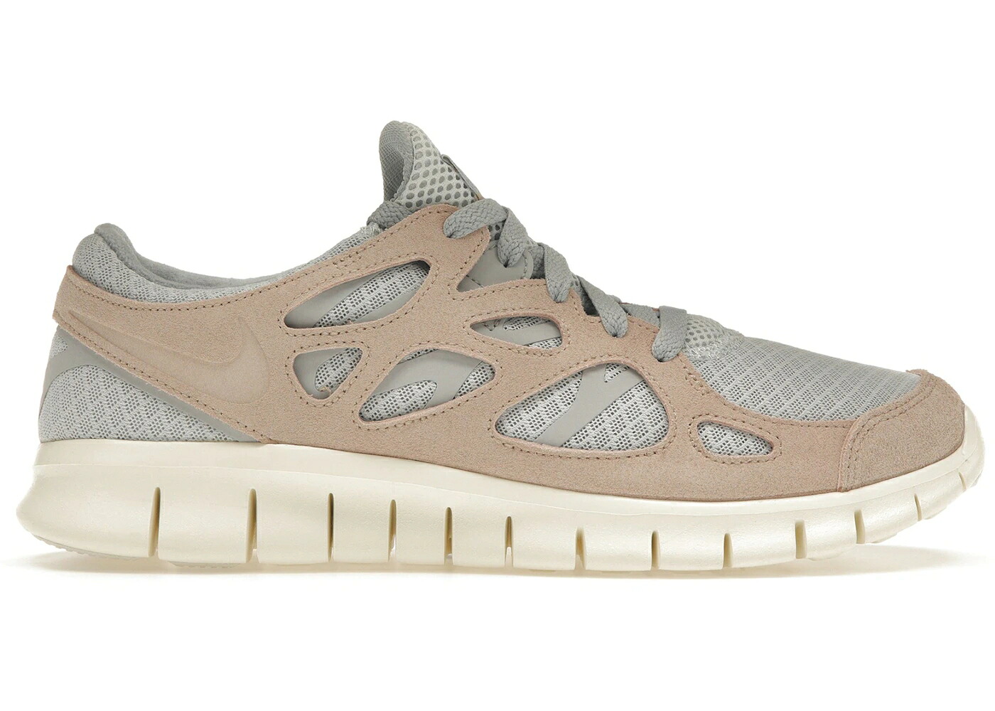 ナイキ フリー ラン ピュア プラチナム スニーカー メンズ NIKE FREE RUN 2 FOSSIL STONE / PURE PLATINUM FOSSIL STONE WOLF