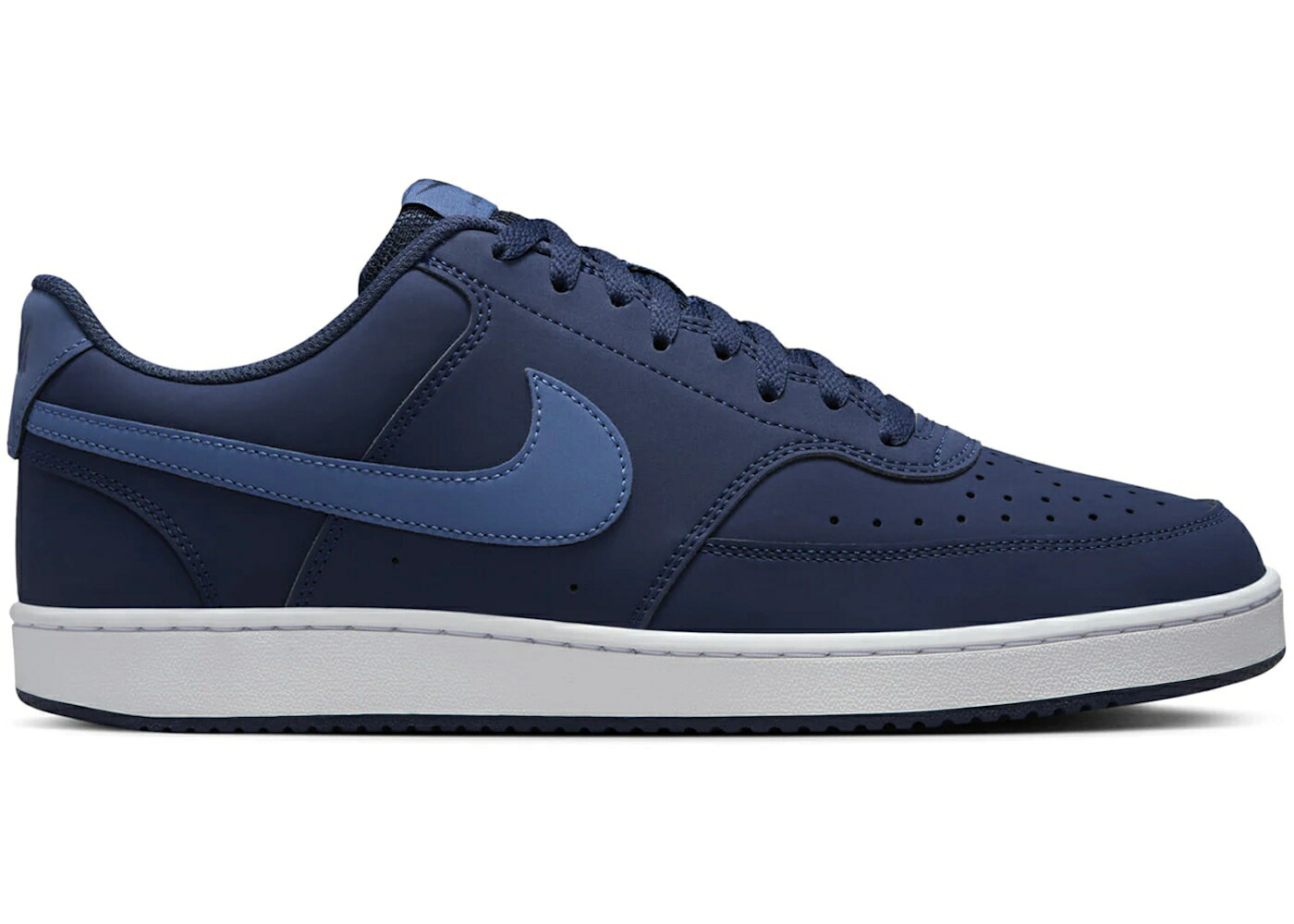 ナイキ コート 紺色 ネイビー 白色 ホワイト スニーカー メンズ NIKE COURT VISION LOW MIDNIGHT NAVY WHITE MYSTIC / MIDNIGHT NAVY WHITE MYSTIC NAVY｜スニケス
