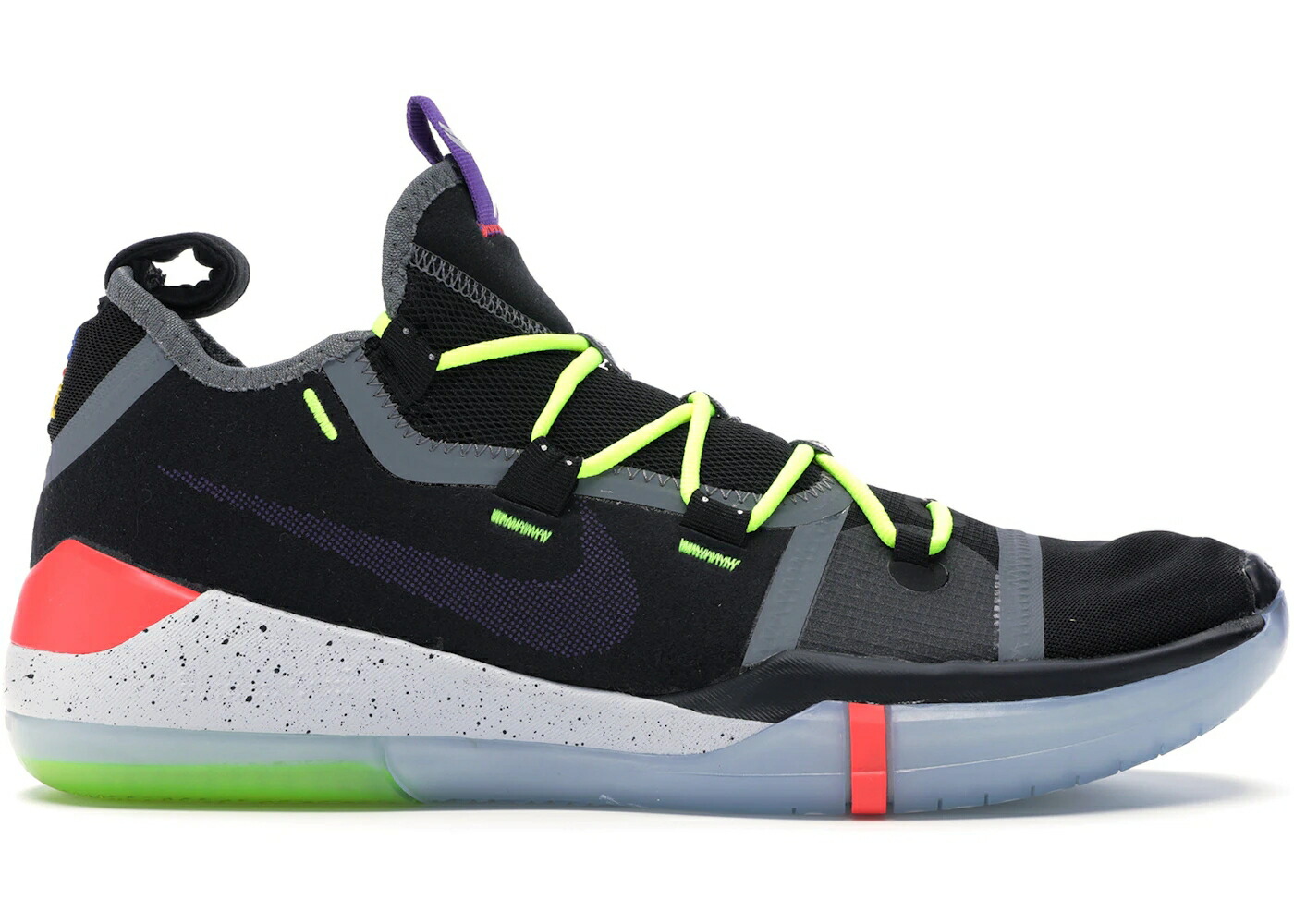 ナイキ コービー 黒いこと 黒いこと 青味 青み スニーカー メンズ NIKE KOBE AD CHAOS / BLACK RACER BLUE