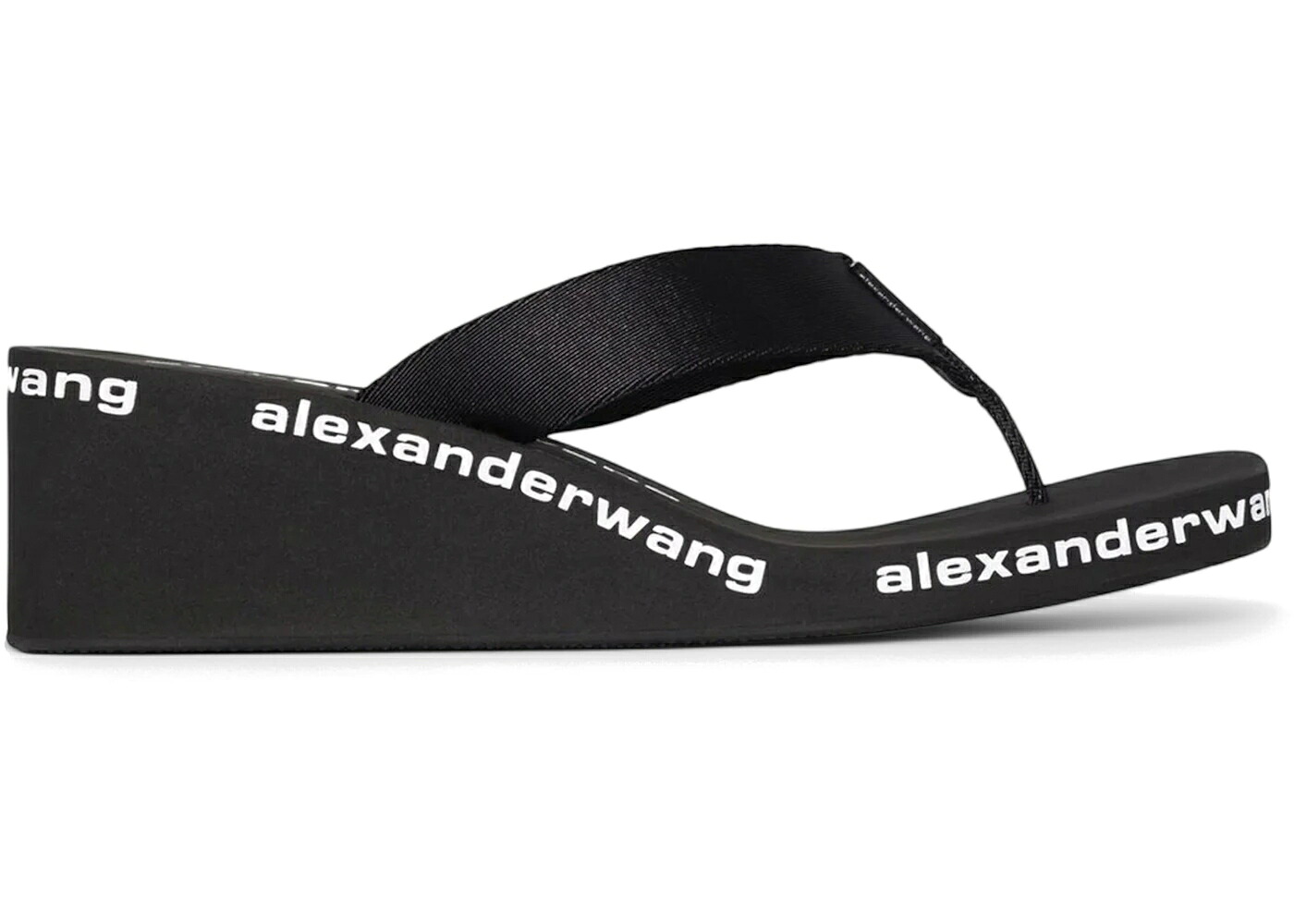 アレキサンダーワン ウェッジ 黒色 ブラック WOMEN\'S スニーカー レディース ALEXANDER WANG ALEXANDER WANG AW WEDGE FLIP FLOP BLACK (WOMEN\'S) /|スニケス