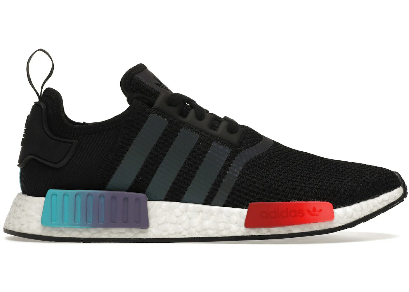 アディダス コア 黒色 ブラック ブースト スニーカー メンズ ADIDAS NMD R1 GRADIENT / CORE BLACK CORE BLACK BOOST