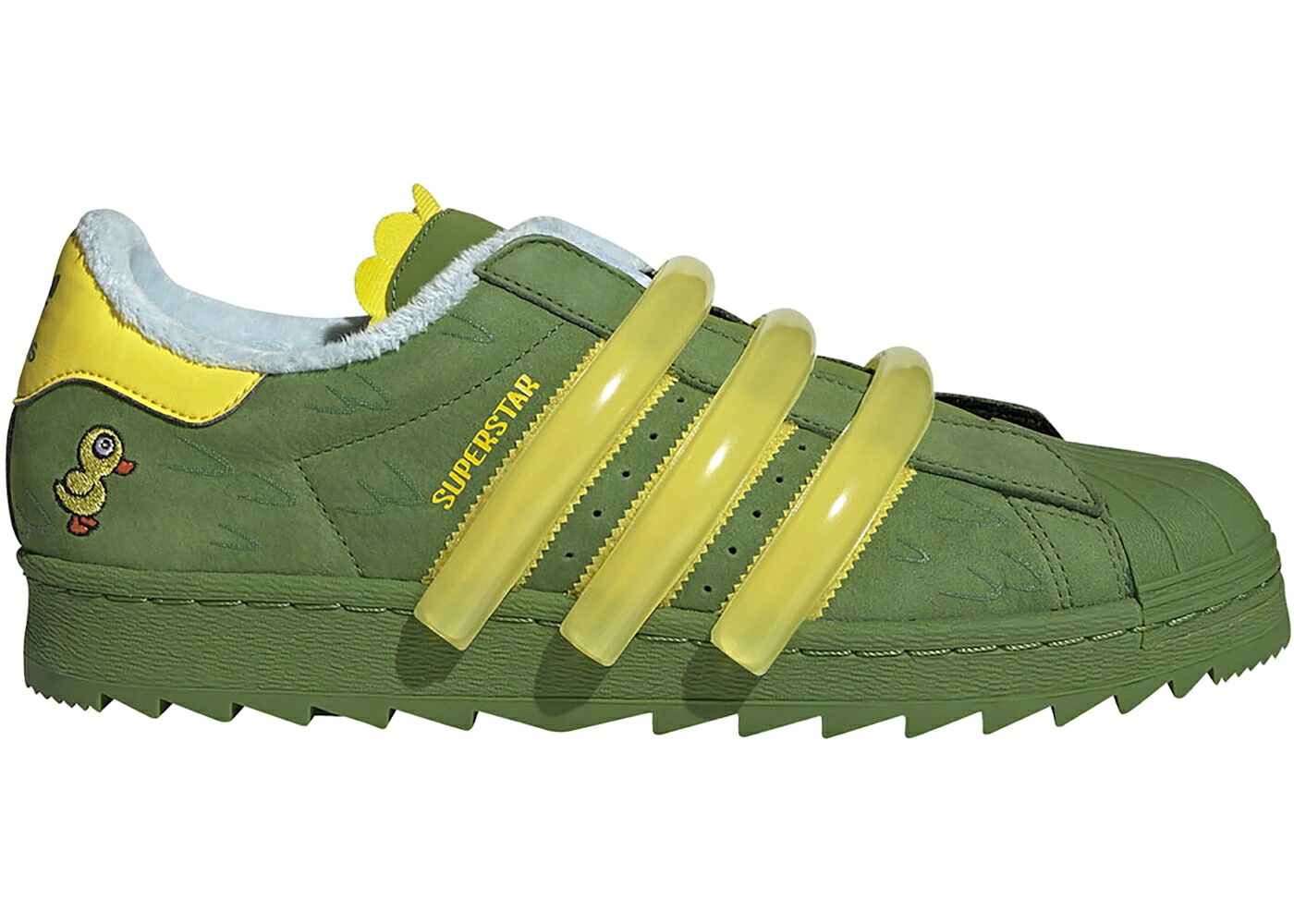 アディダス はやりっ児 緑 緑であること 黄味がかった 黄み スニーカー メンズ ADIDAS SUPERSTAR 80S TR MELTING SADNESS DUCK / GREEN YELLOW GREEN 靴-スニーカー-メンズ靴